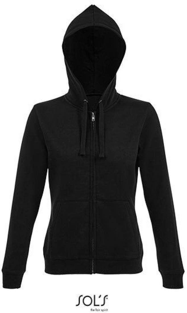SOLS Kapuzensweatjacke Damen Jacke Women´s Zip Hoodie Spike