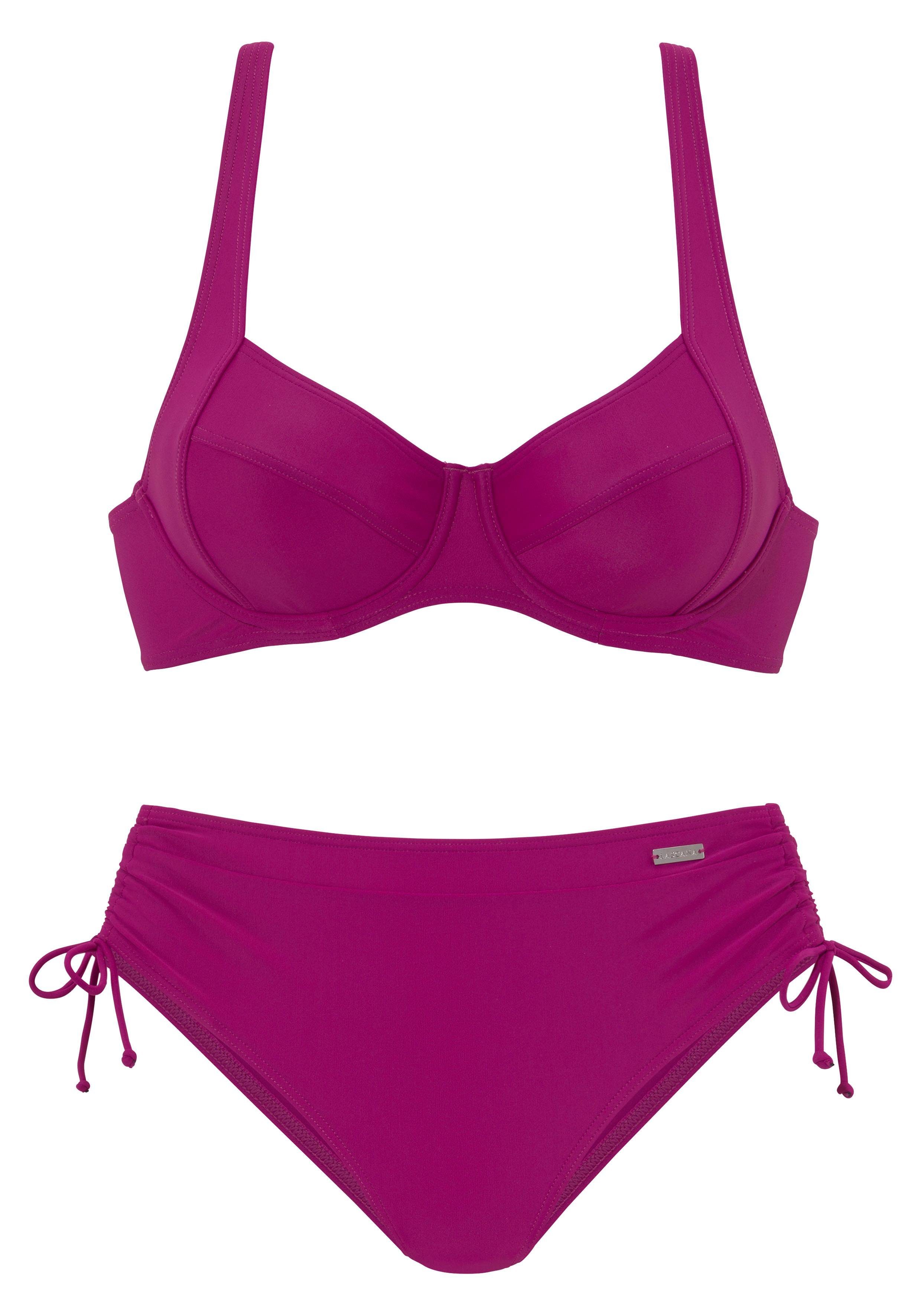 LASCANA Bügel-Bikini mit seitlich geraffter Bikinihose mehr