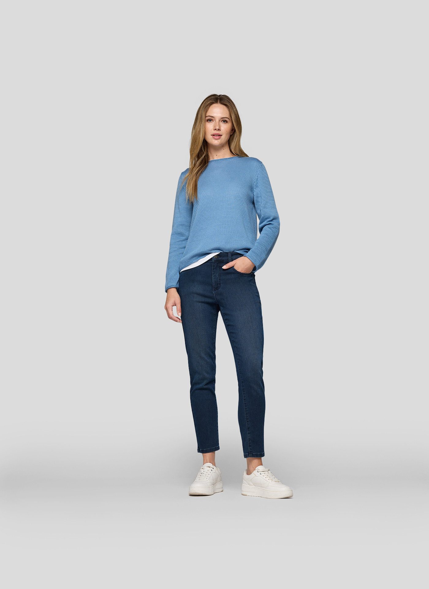 Rabe Wollpullover Pullover Hellblau günstig online kaufen