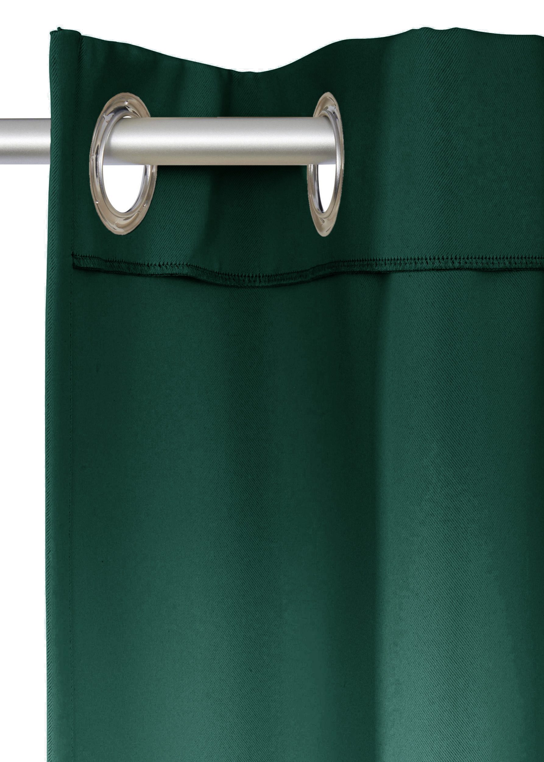 OTTO home Vorhang SOLA mit Ösen, 1er & 2 er Pack, blickdicht/verdunkelnd, Topseller! (1 St), Ösen, verdunkelnd, Polyester, blickdicht, Ösen-Aufhängung, wärmeabw – Bild 4 von 5