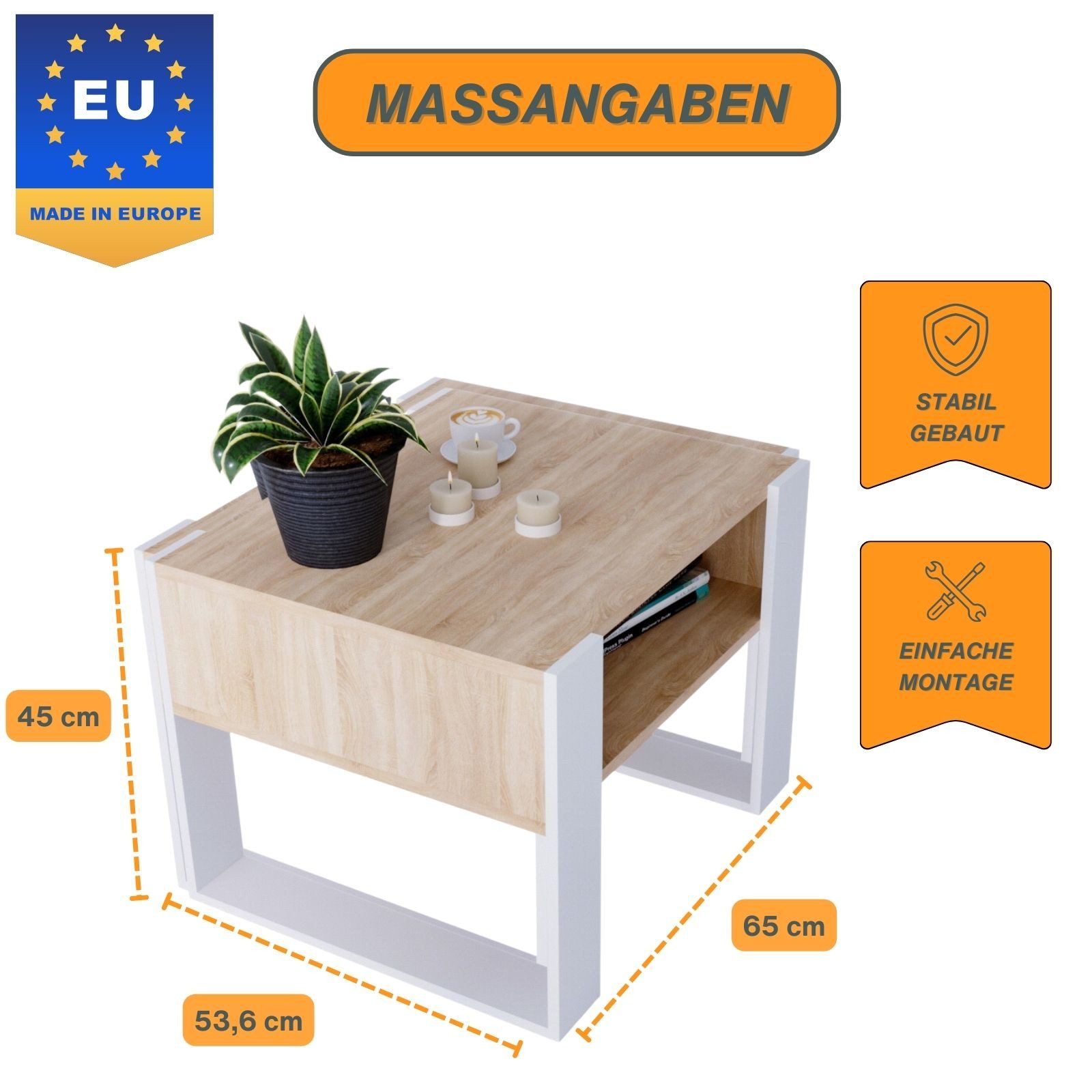 Raumhirsch Furniture Couchtisch Karo65 modern & günstig online kaufen