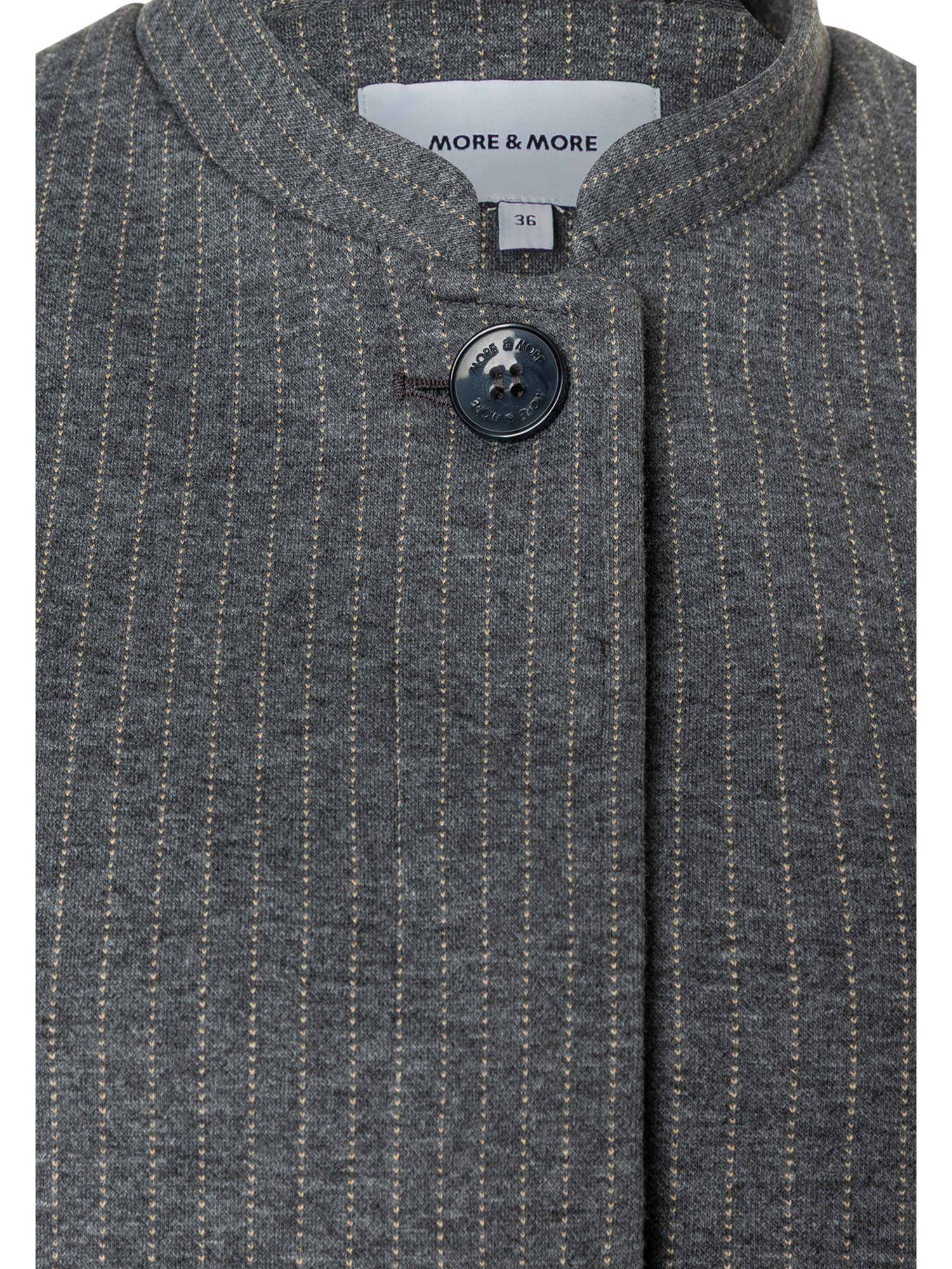 MORE&MORE Kurzblazer stilvoller, kurzer, Nadelstreifen-Blazer