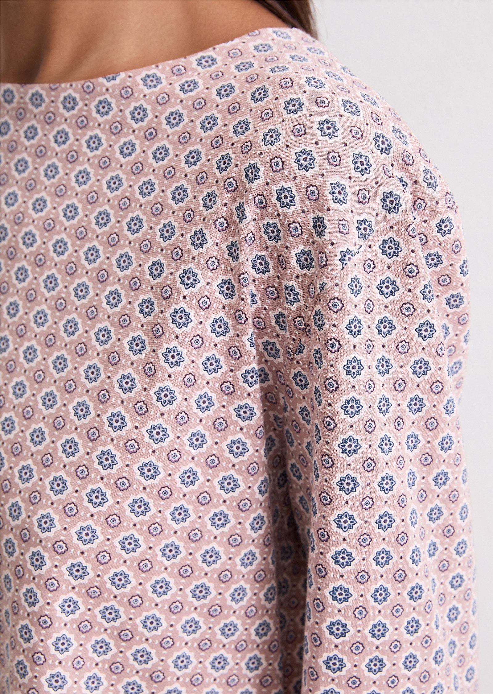Marc O'Polo Longsleeve Mix -n-Match Lange Ärmel, Rundhalsausschnitt, Cotton, feminin