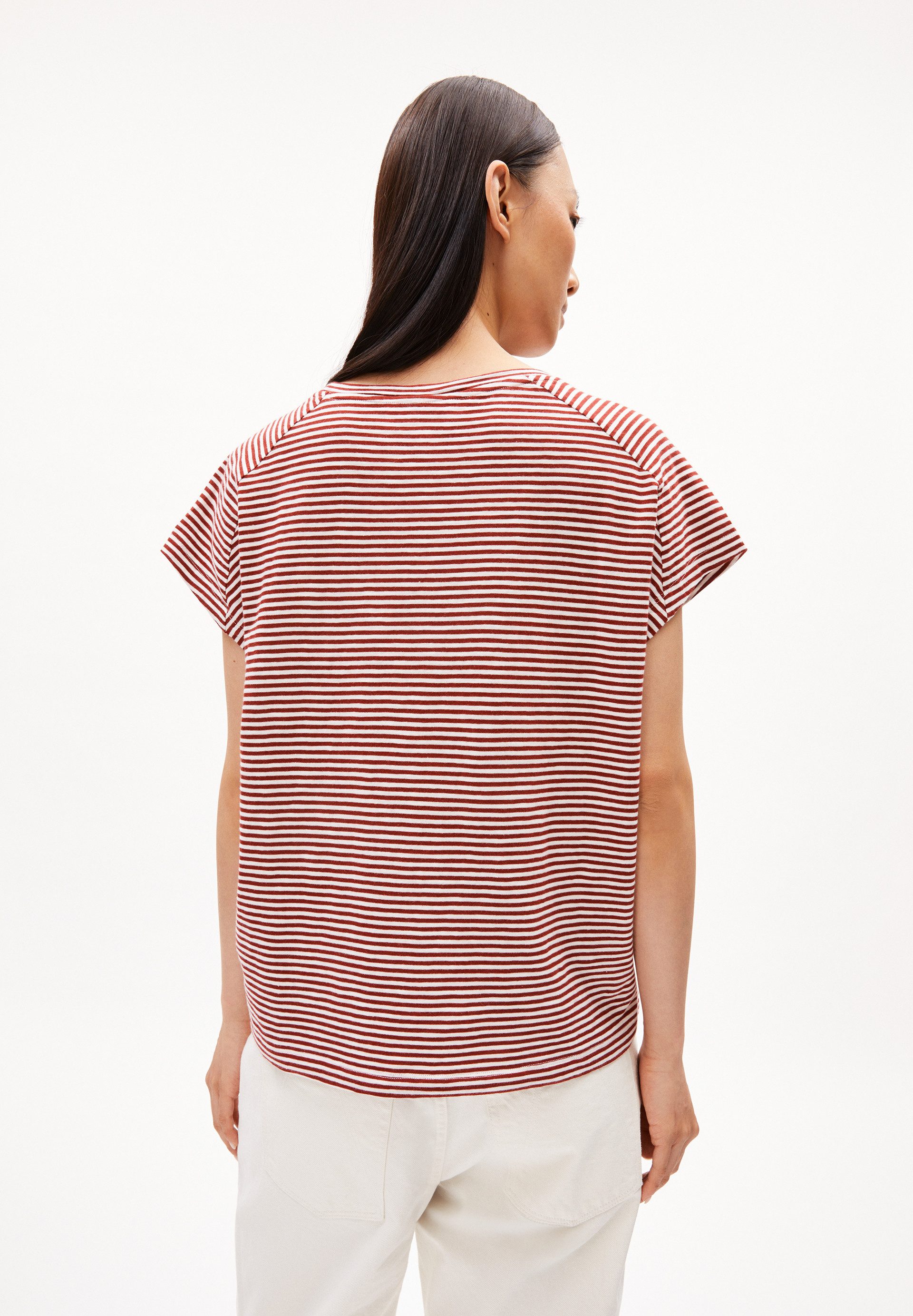 Armedangels T-Shirt ONELIAA LOVELY STRIPES T-Shirt aus Bio-Baumwolle Loose Fit