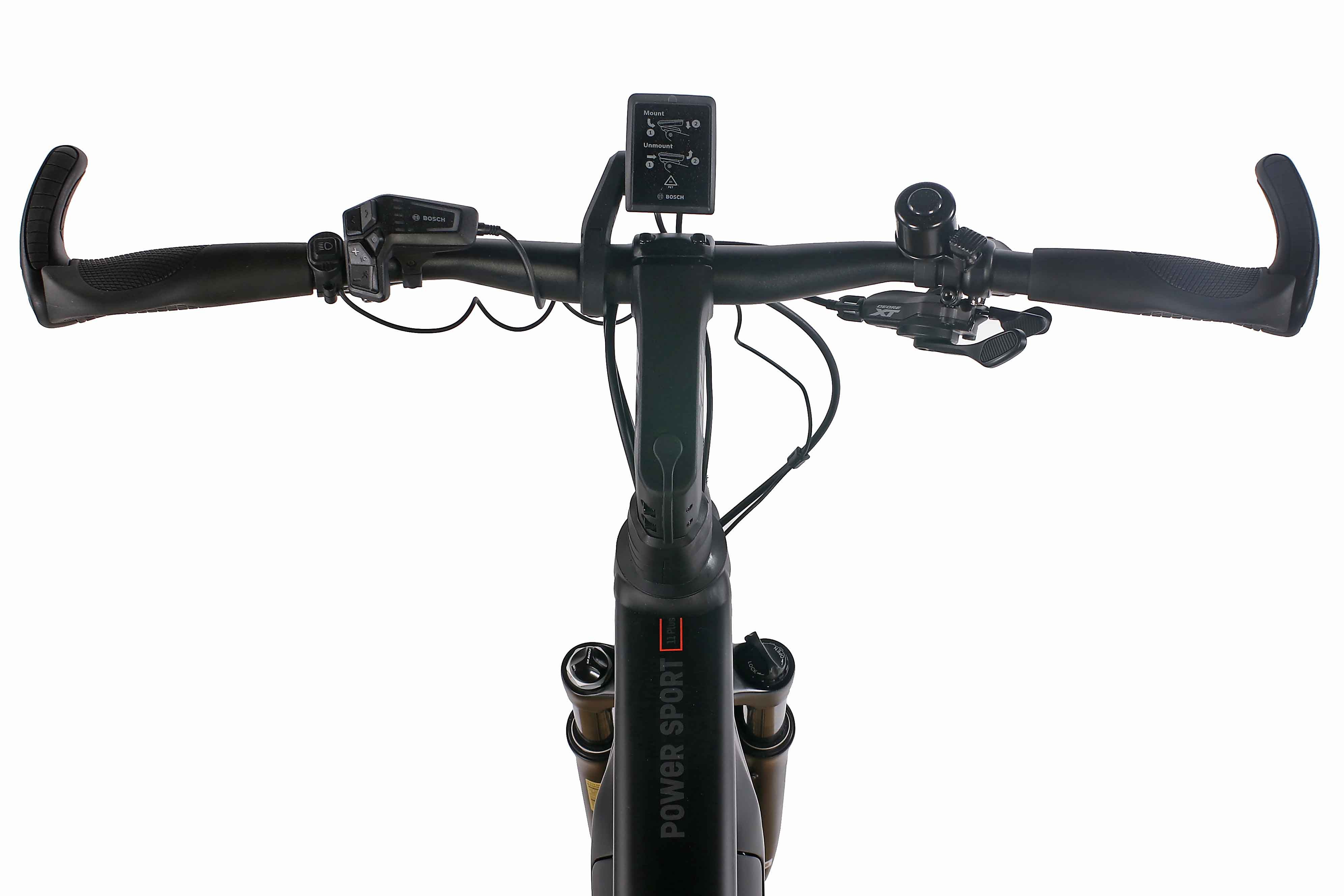 KTM E-Bike KTM Macina Power Sport 11 Plus 750 Wh Herren schwarz 2024, 11 Gang Shimano Deore XT M8130-11 LG shadow+, Kettenschaltung, Bosch Performance Line CX smart System, 750 Wh