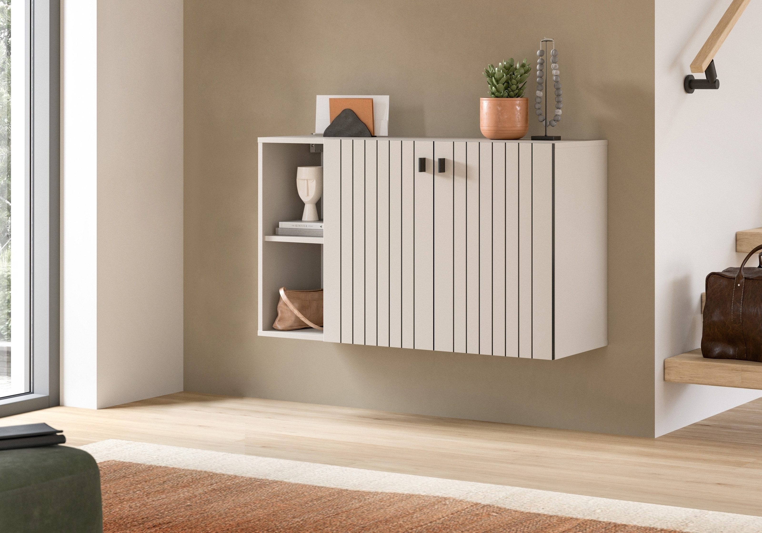 freiraum Schuhschrank Station in kaschmir - 106x63x37cm (BxHxT)