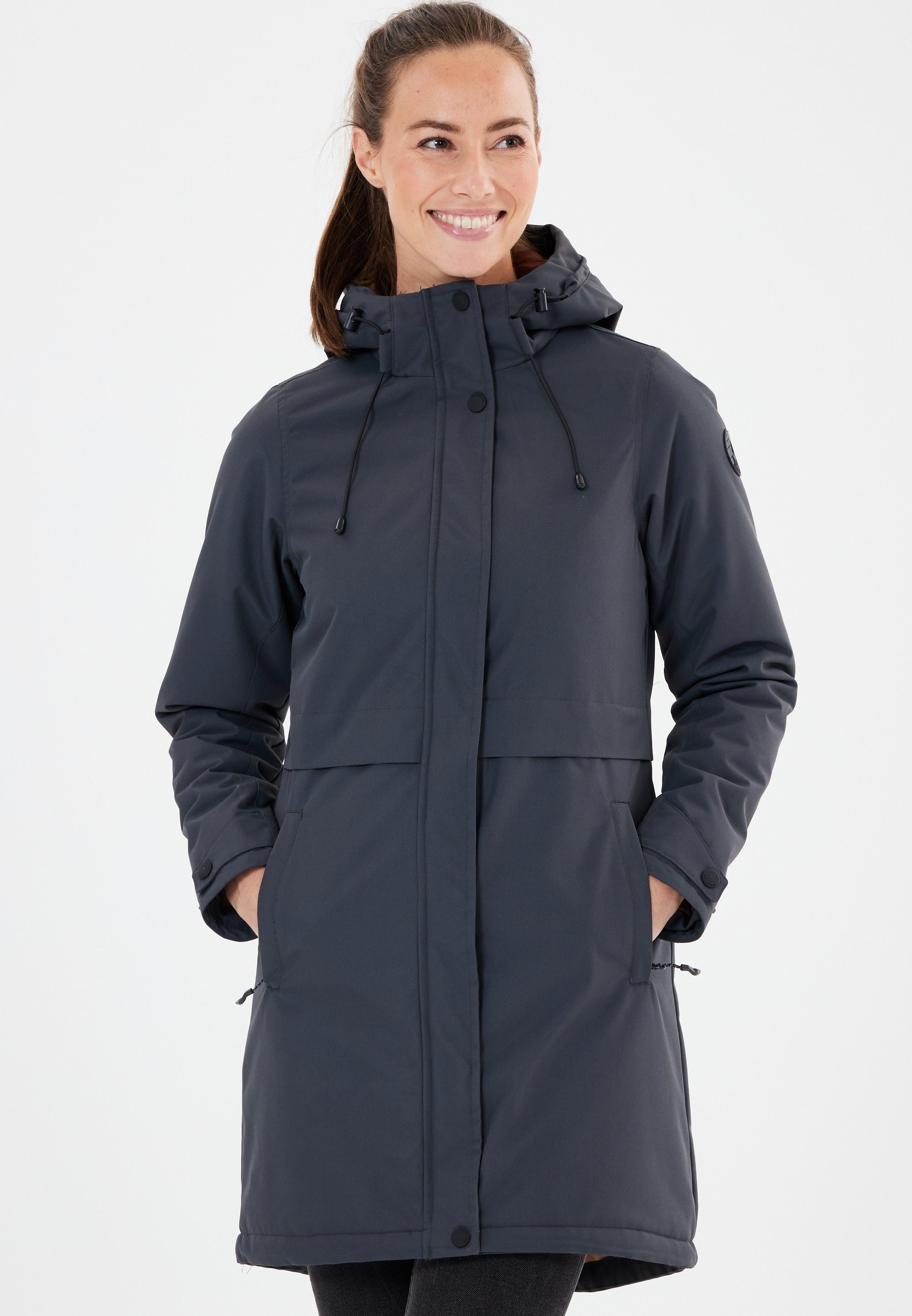 WHISTLER Outdoorjacke Mullie mit Wassersäule dunkelgrau 10.000 mm