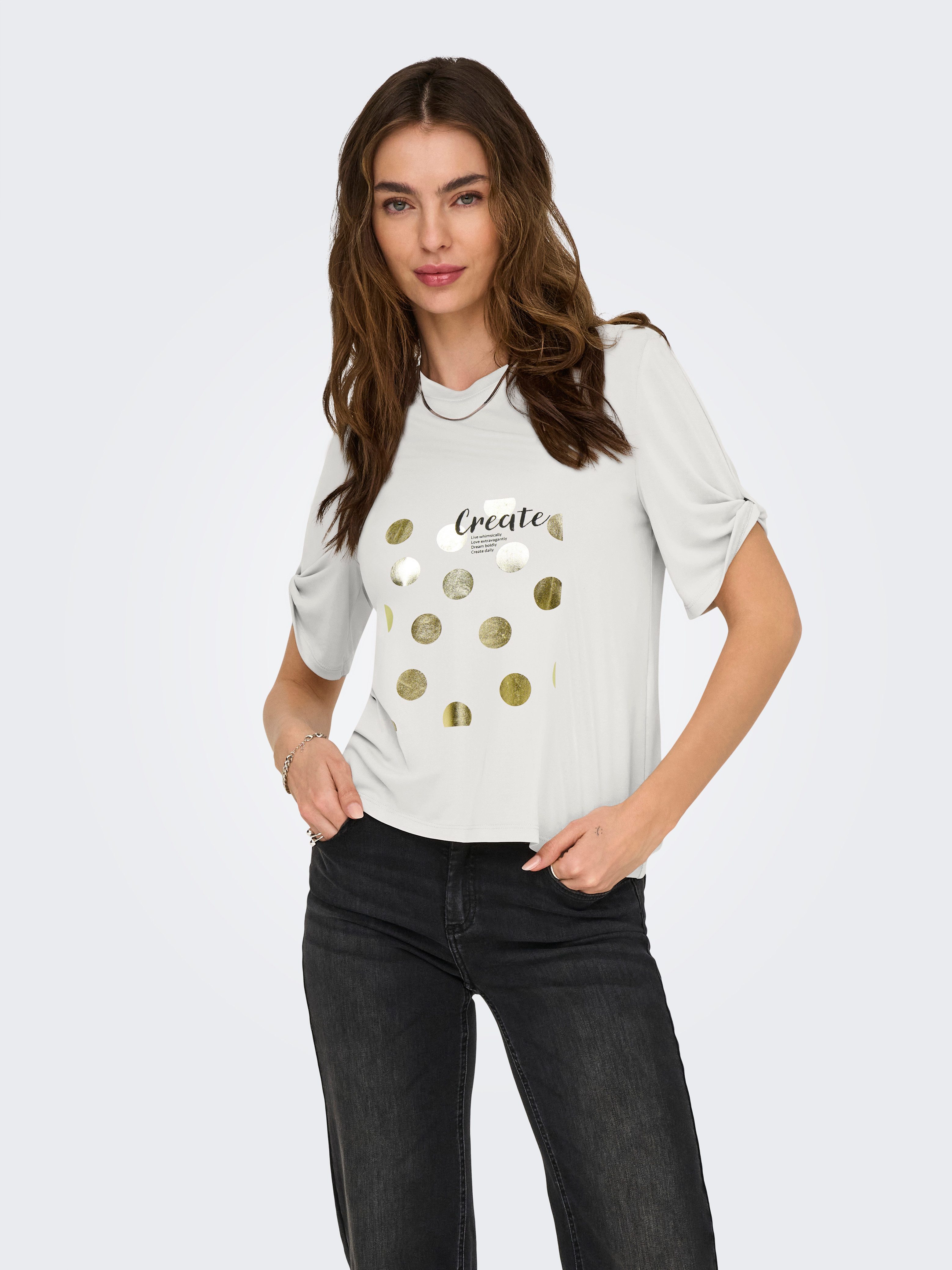 ONLY Kurzarmshirt ONLFREE LIFE S/S CREATE günstig online kaufen