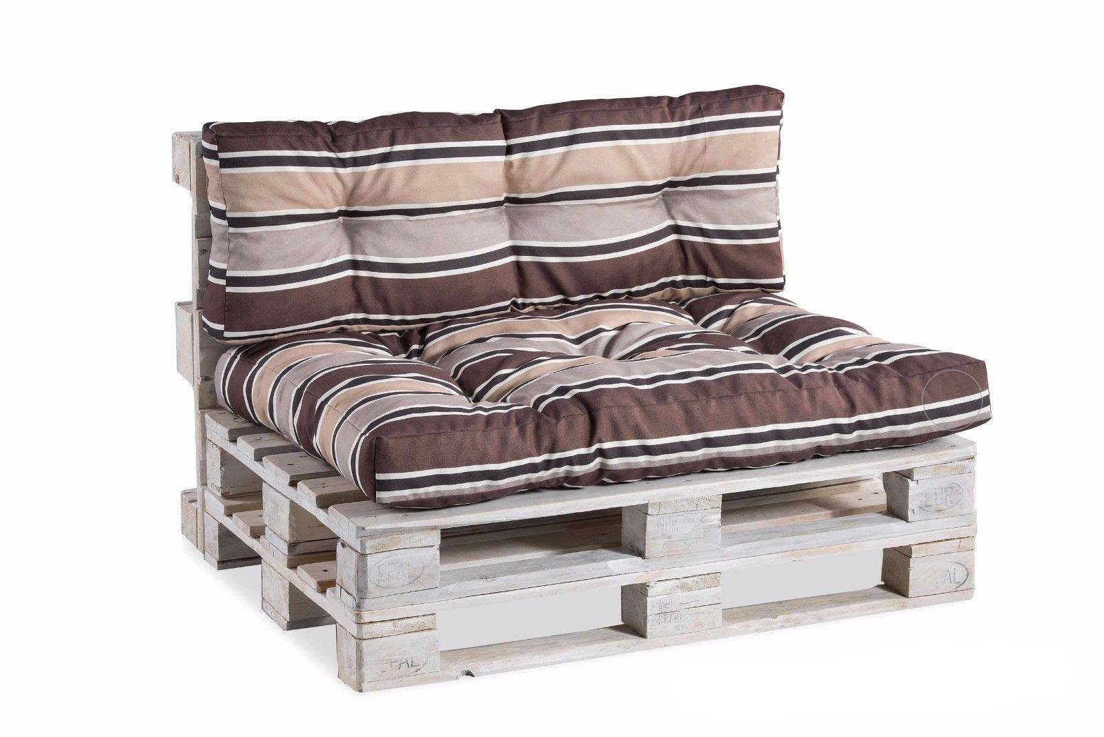 FAVRE Palettenkissen Palettenkissen PPI (Set (Sitzkissen 120x80 +Rückenlehne 120x40)