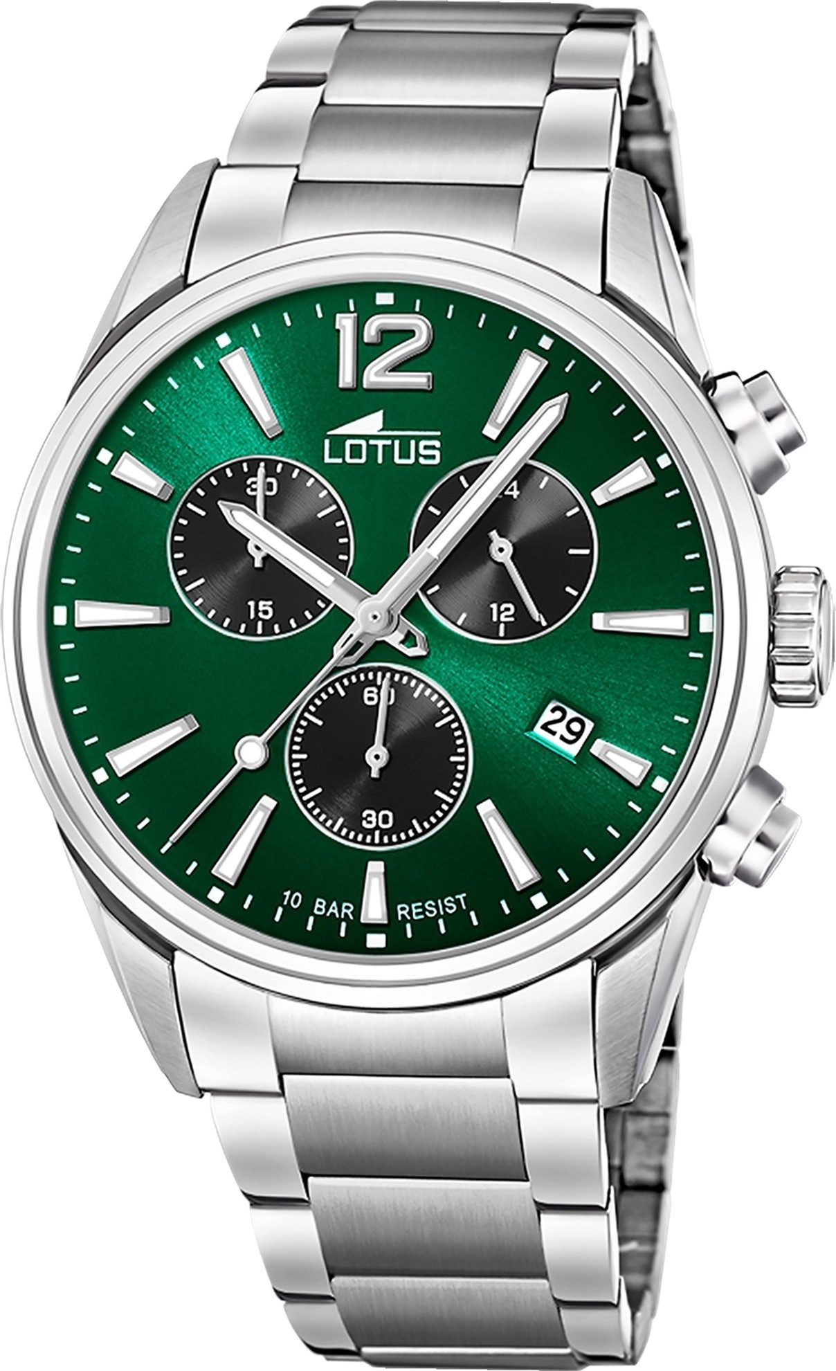 Quarzuhr Lotus Herrenuhr Edelstahl silber Lotus