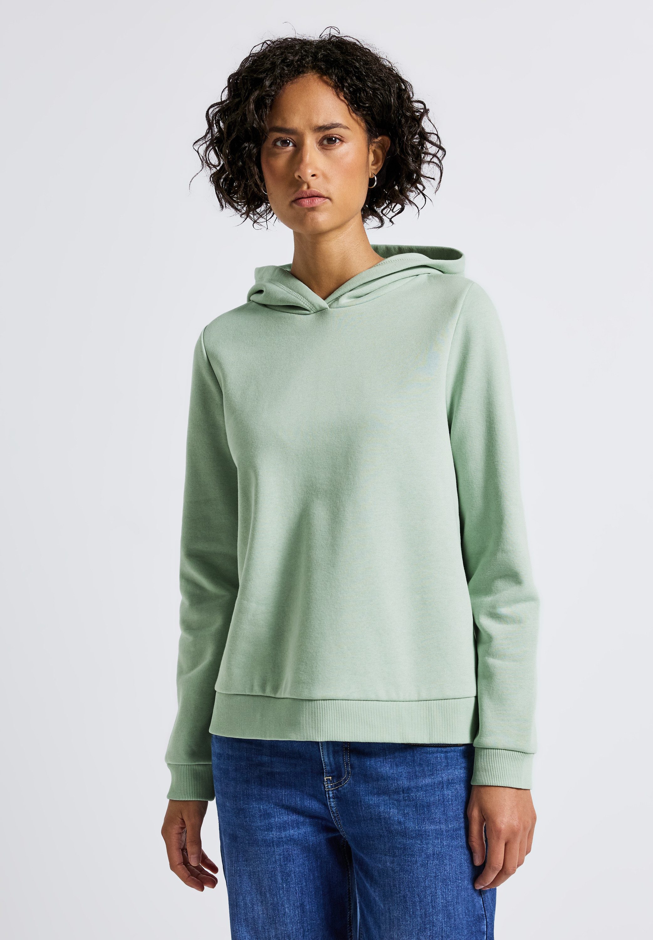 STREET ONE Hoodie im soften Baumwoll-Mix. Reduzierter Preis € 36,99. Unverbindliche Preisempfehlung € 49,99