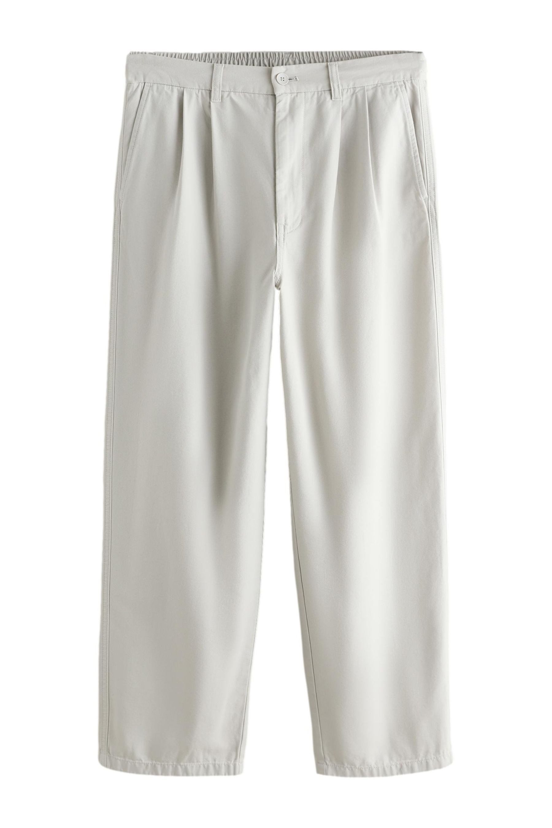 Next Chinohose EDIT Baggy Fit Chinohose mit Elastikbund (1-tlg)