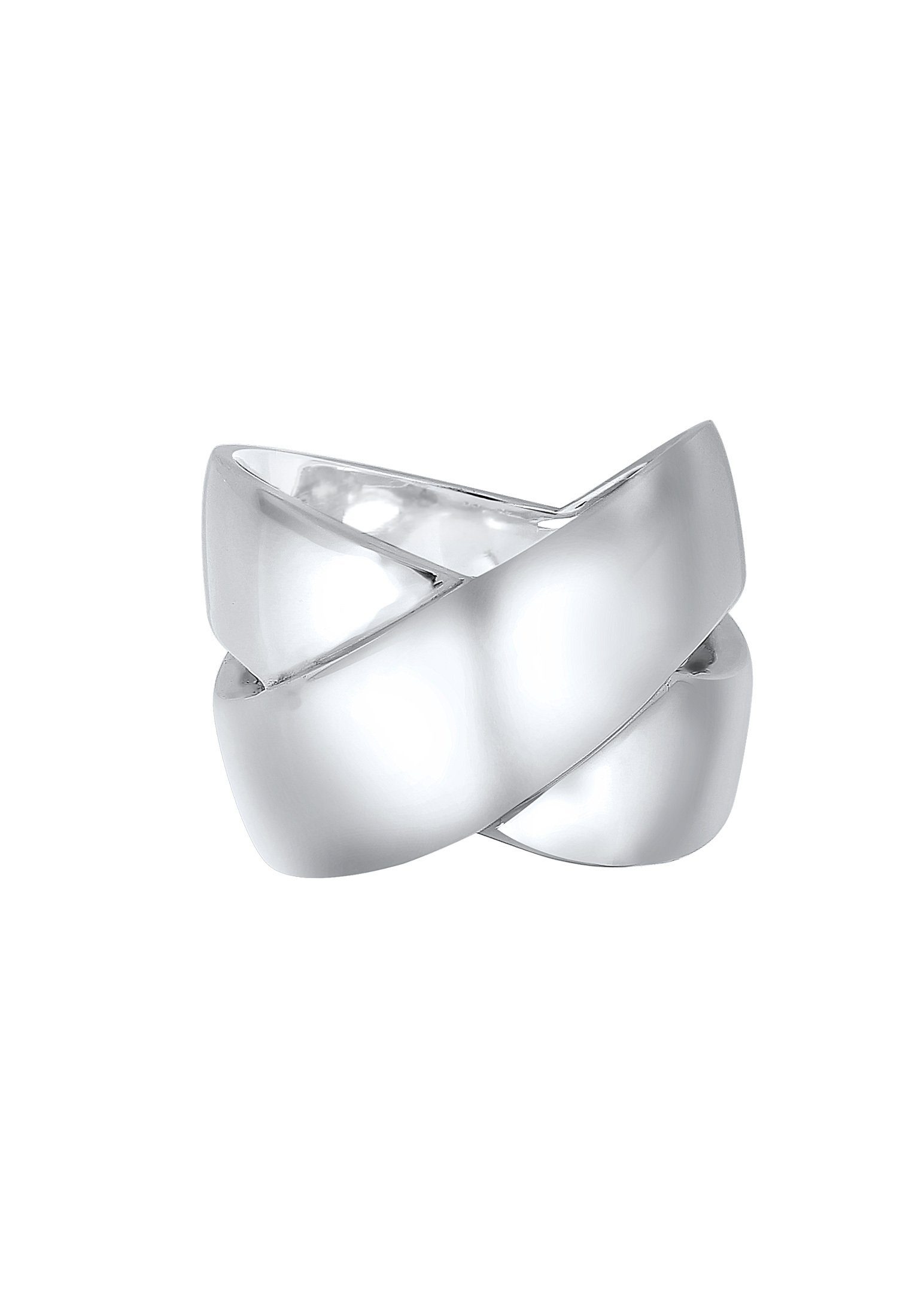Elli Premium Fingerring Bandring Breit Modern 925 Sterling Silber günstig online kaufen