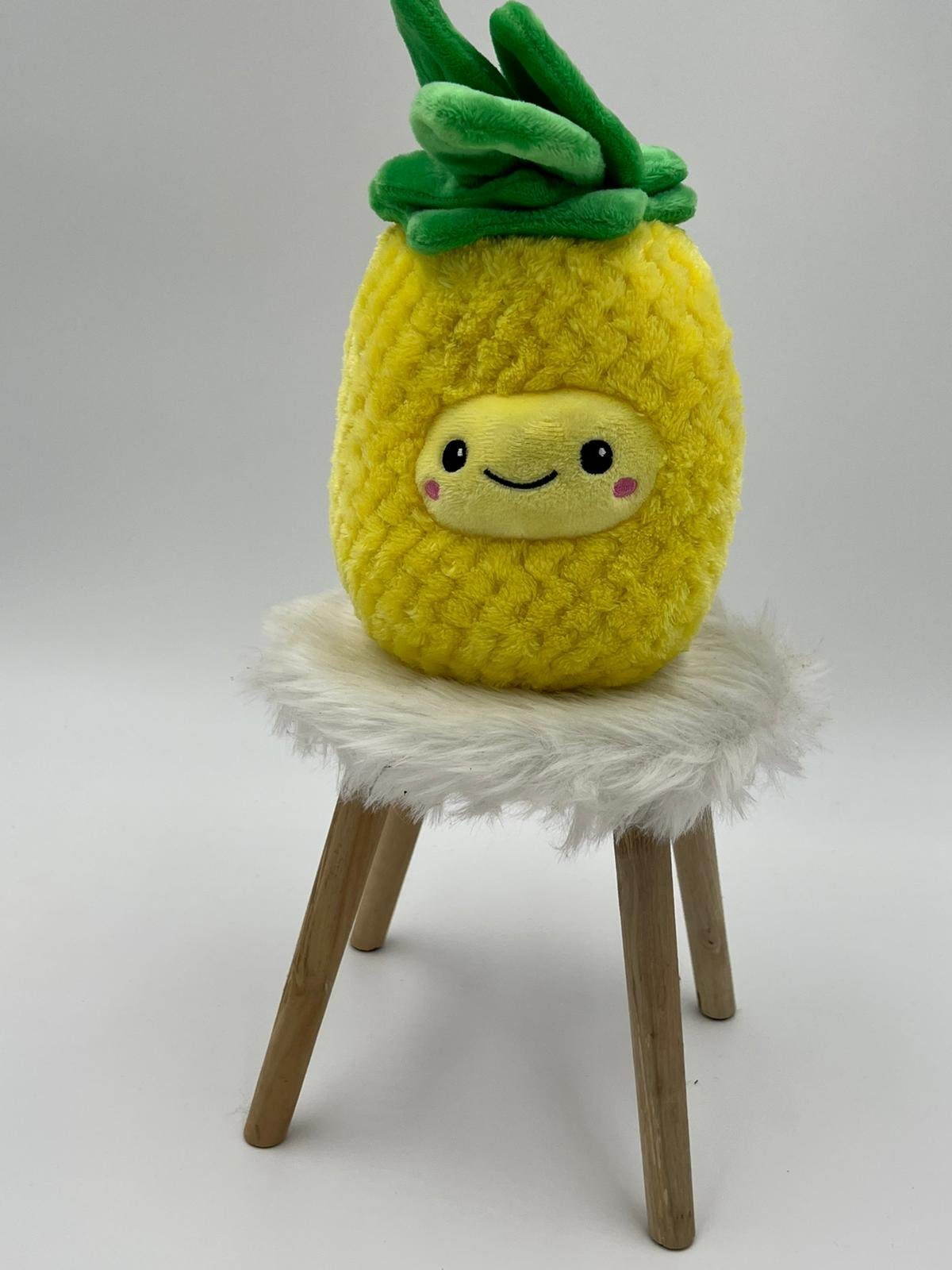 soma Kuscheltier Plüsch-Kissen Ananas XXL 20 cm Sofa-Rückenkissen Rund Lebe günstig online kaufen