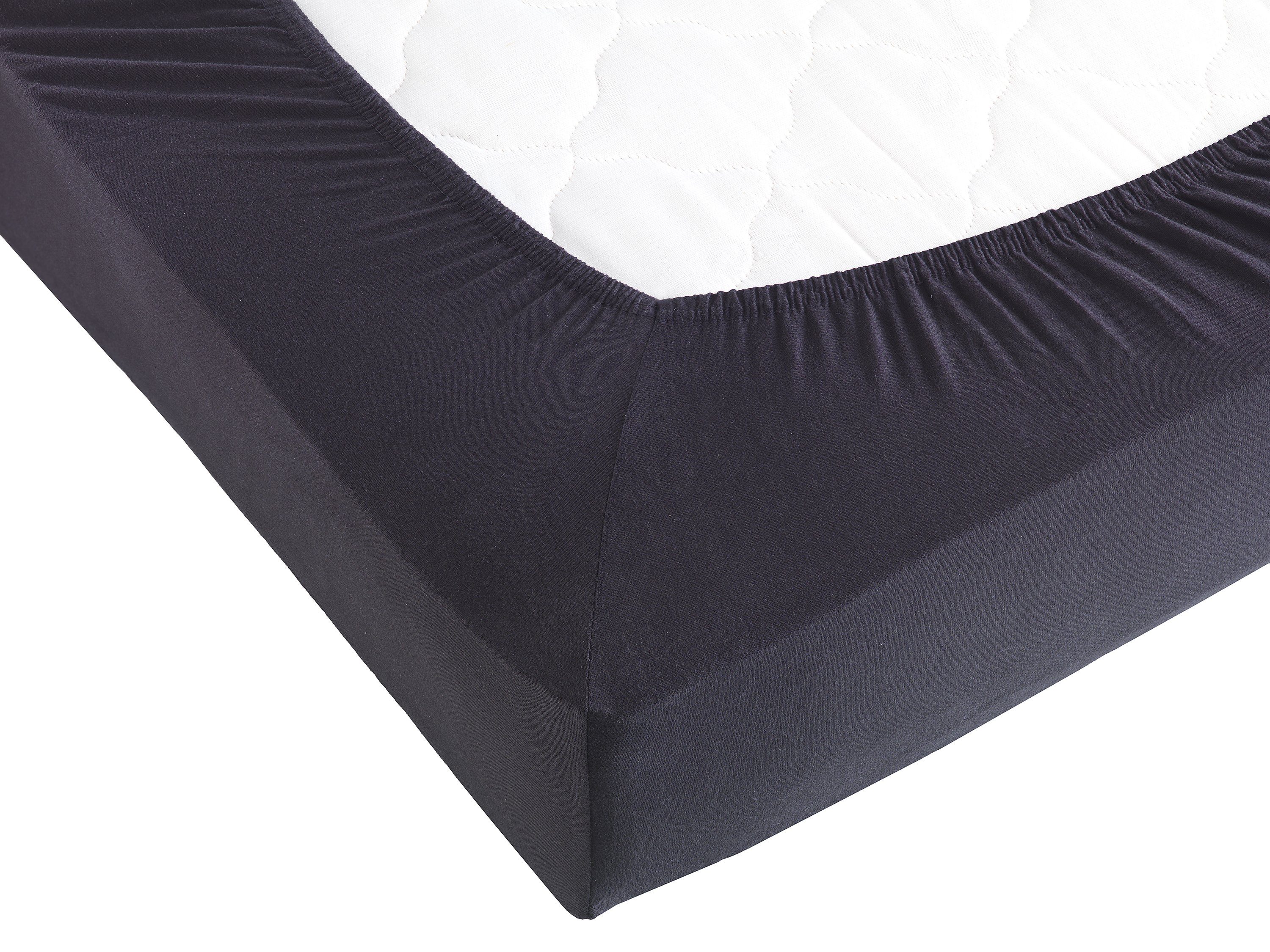 Hometex Premium Textiles Spannbettlaken Exclusive Topper-Spannbettlaken, Jersey, Für Matratzentopper und Boxspringbett Topper – Bild 3 von 5