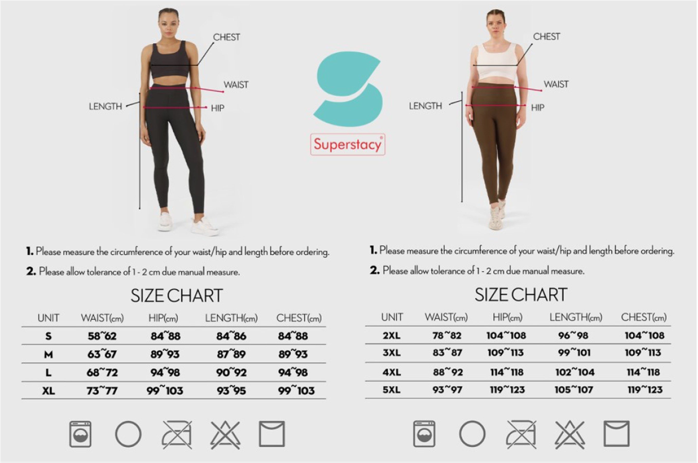 Superstacy Crop-Top Sport Crop Top langarm – Bild 5 von 5