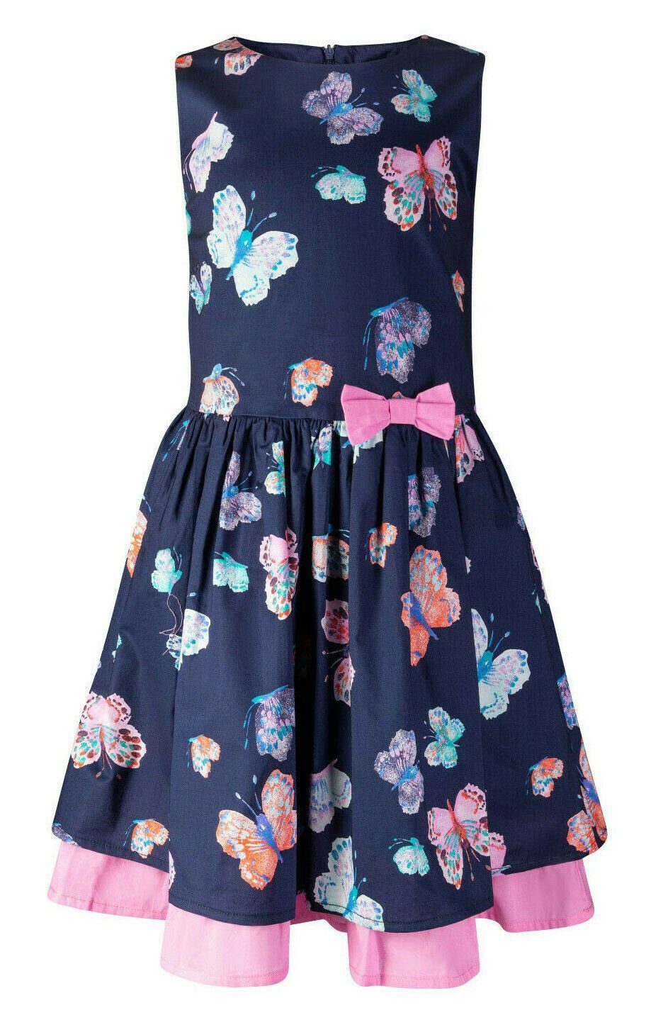 Mädchen Kleid Girls® girls Happy happy Schmetterlinge A-Linien-Kleid