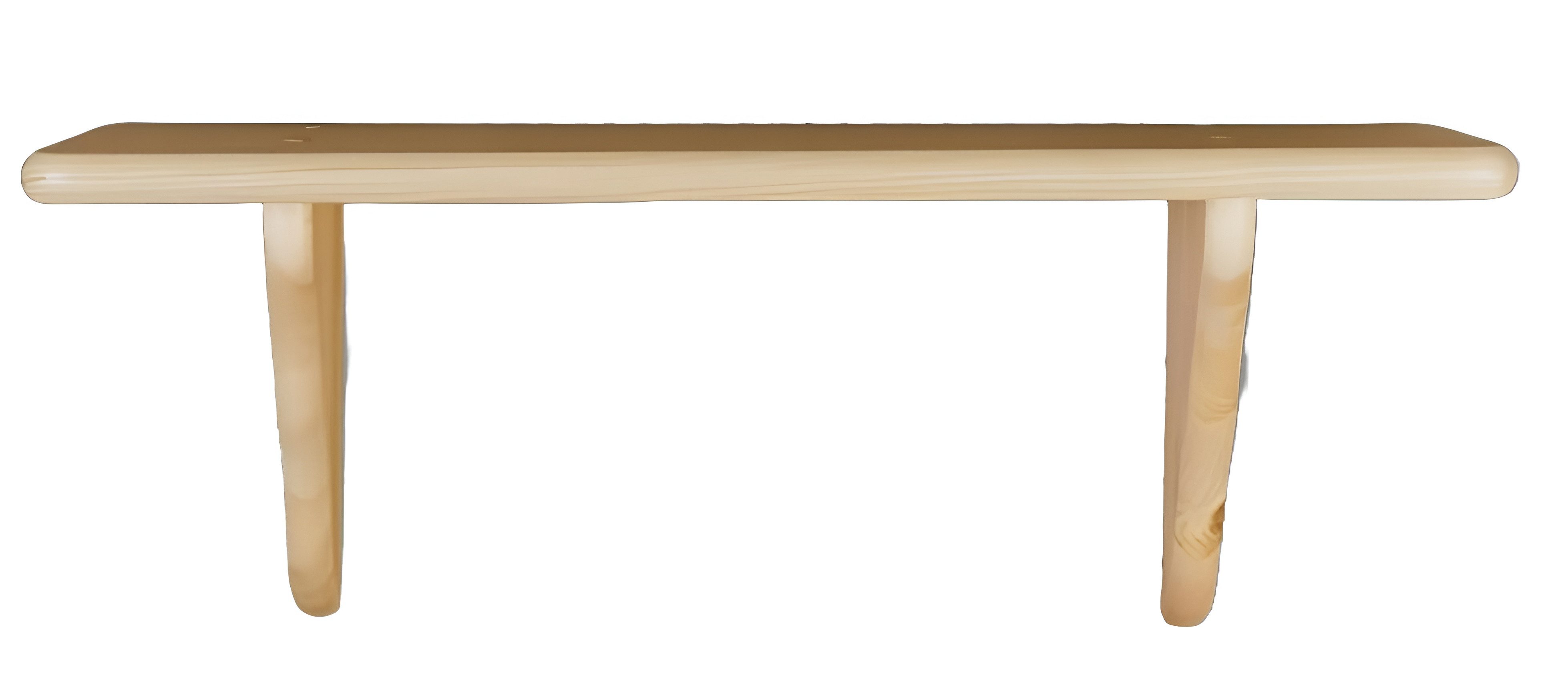 Xlmoebel Wandregal Vollholz für Wohnzimmer und Büro: Design-Wandregal, Hergestellt in Europa