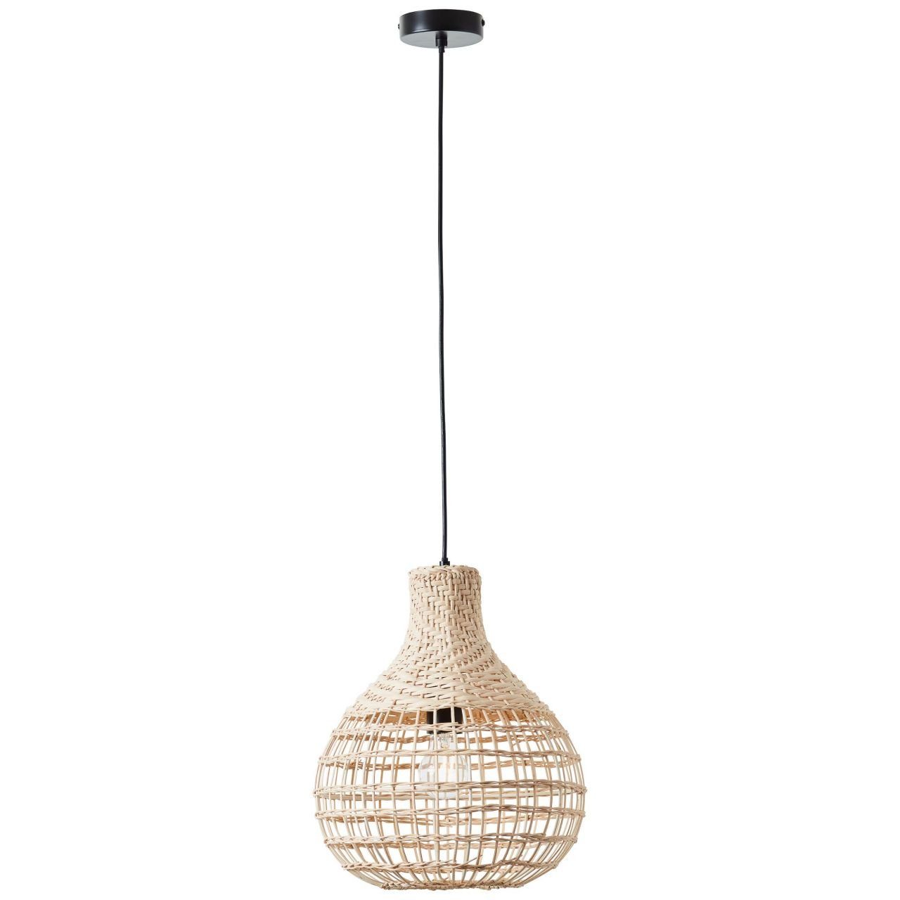 Neue Artikel Brilliant Pendelleuchte Southsea, Lampe, Southsea 25W, 33cm 1x Ka Pendelleuchte natur/schwarz, A60, E27