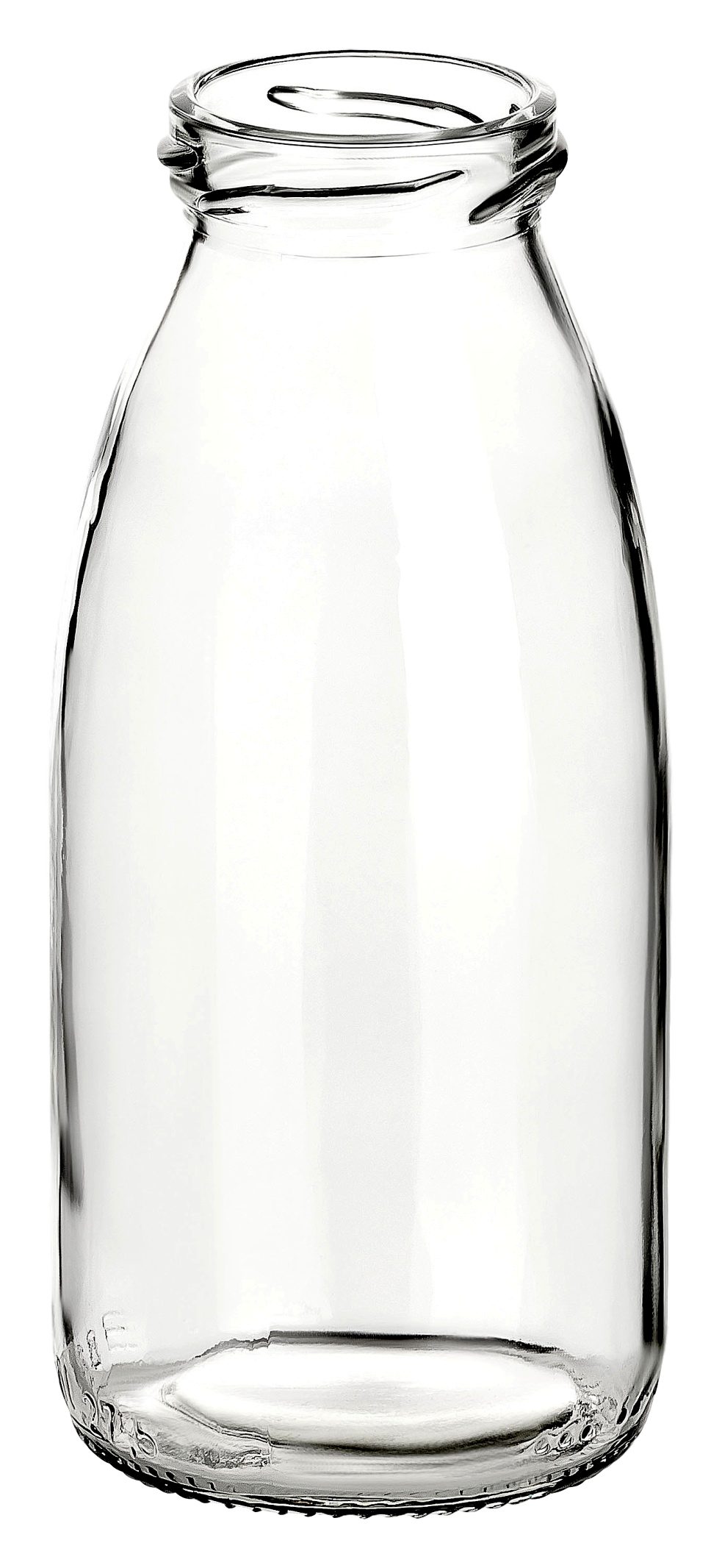 gouveo Trinkflasche Saftflaschen 250 ml mit Schraub-Deckel - Kleine Flasche 0,25 l, 12er Set, silberfarben