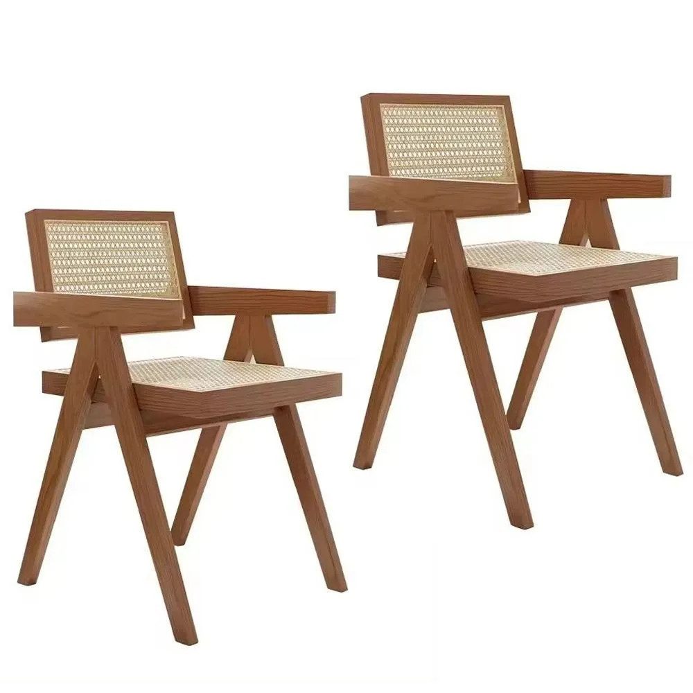 Divit Esszimmerstuhl Esszimmerstuhl Rattanstuhl Holz günstig online kaufen