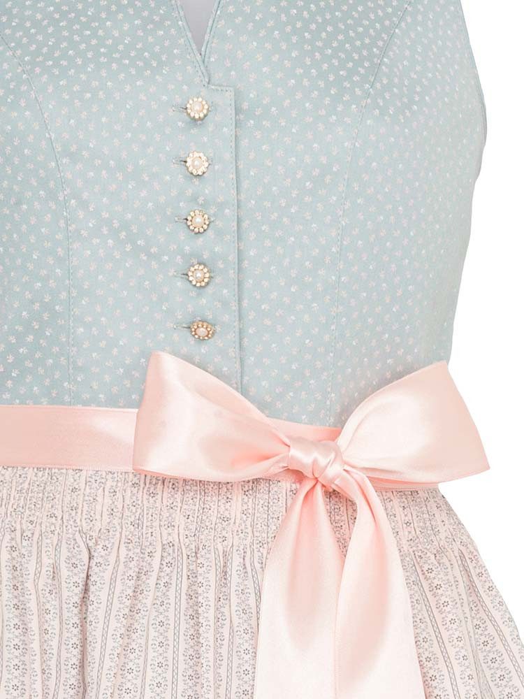 Alpenfee Tracht Dirndl Dirndl Jolly 60er Länge hellblau