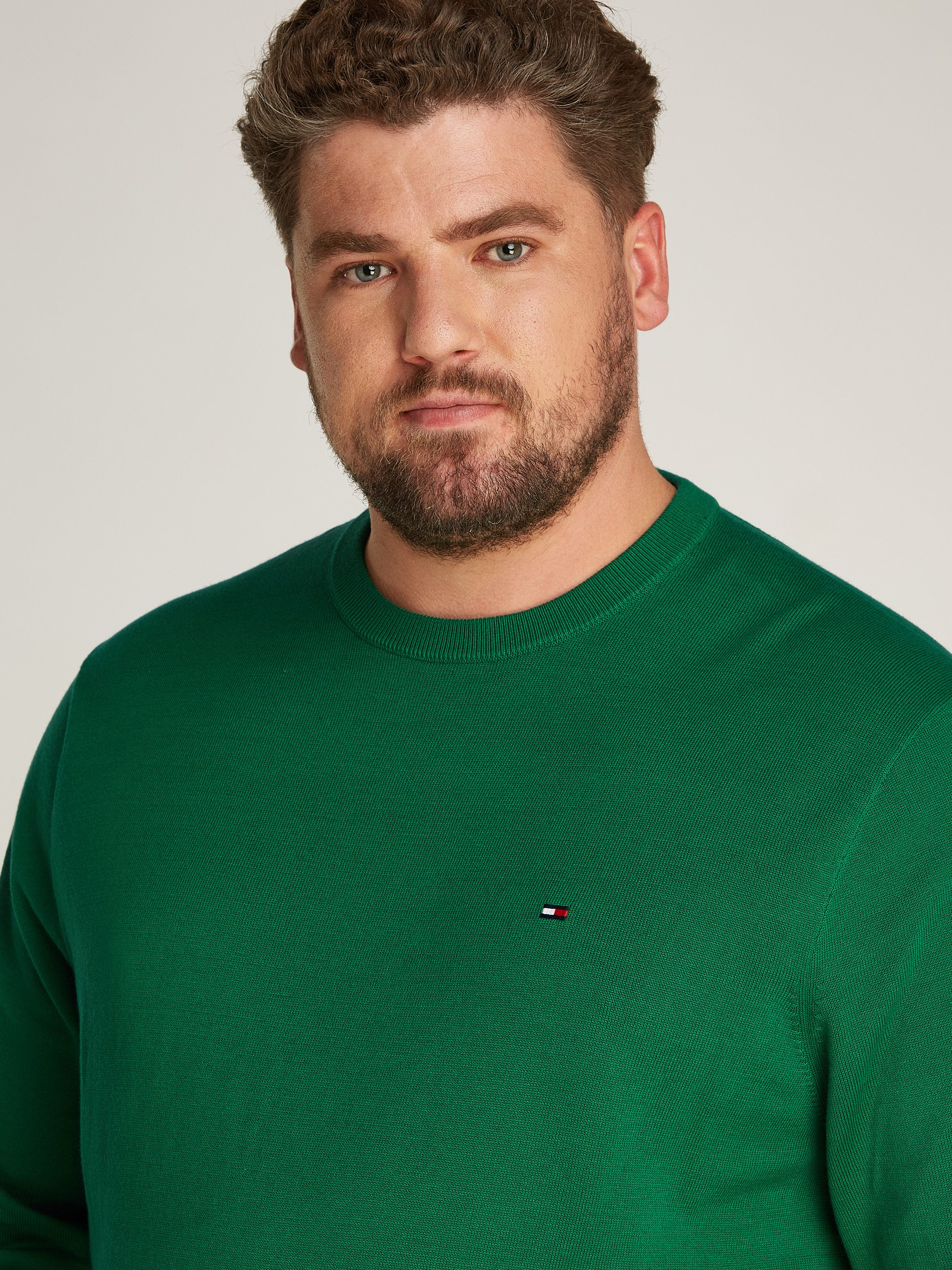 Tommy Hilfiger Big & Tall Rundhalspullover BT-ESSENTIAL COTTON CREW NECK-B günstig online kaufen
