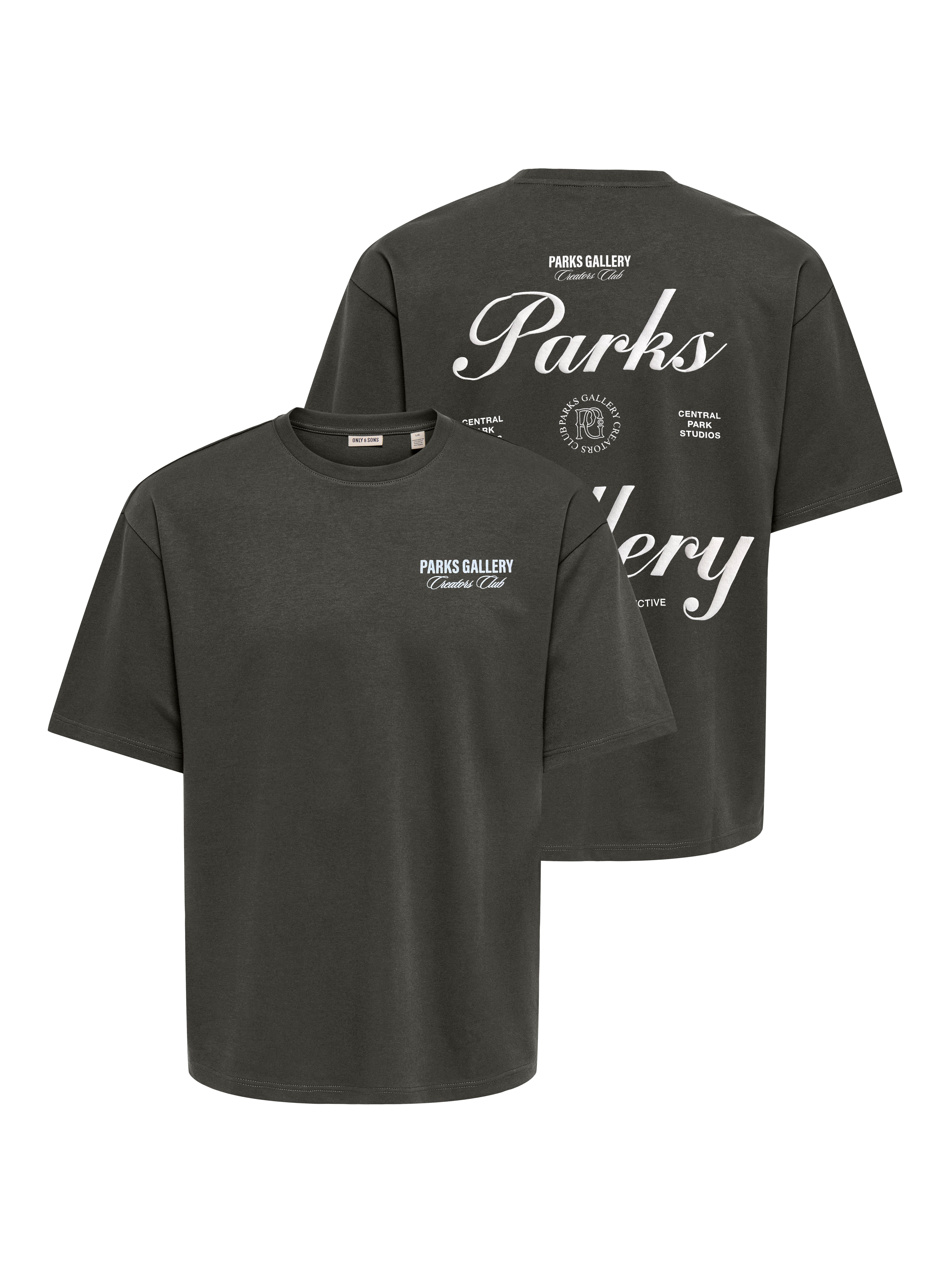 ONLY & SONS T-Shirt ONSPARKS GALLERY AIR BOXY SS TEE NOOS Baumwollmischung, regular fit