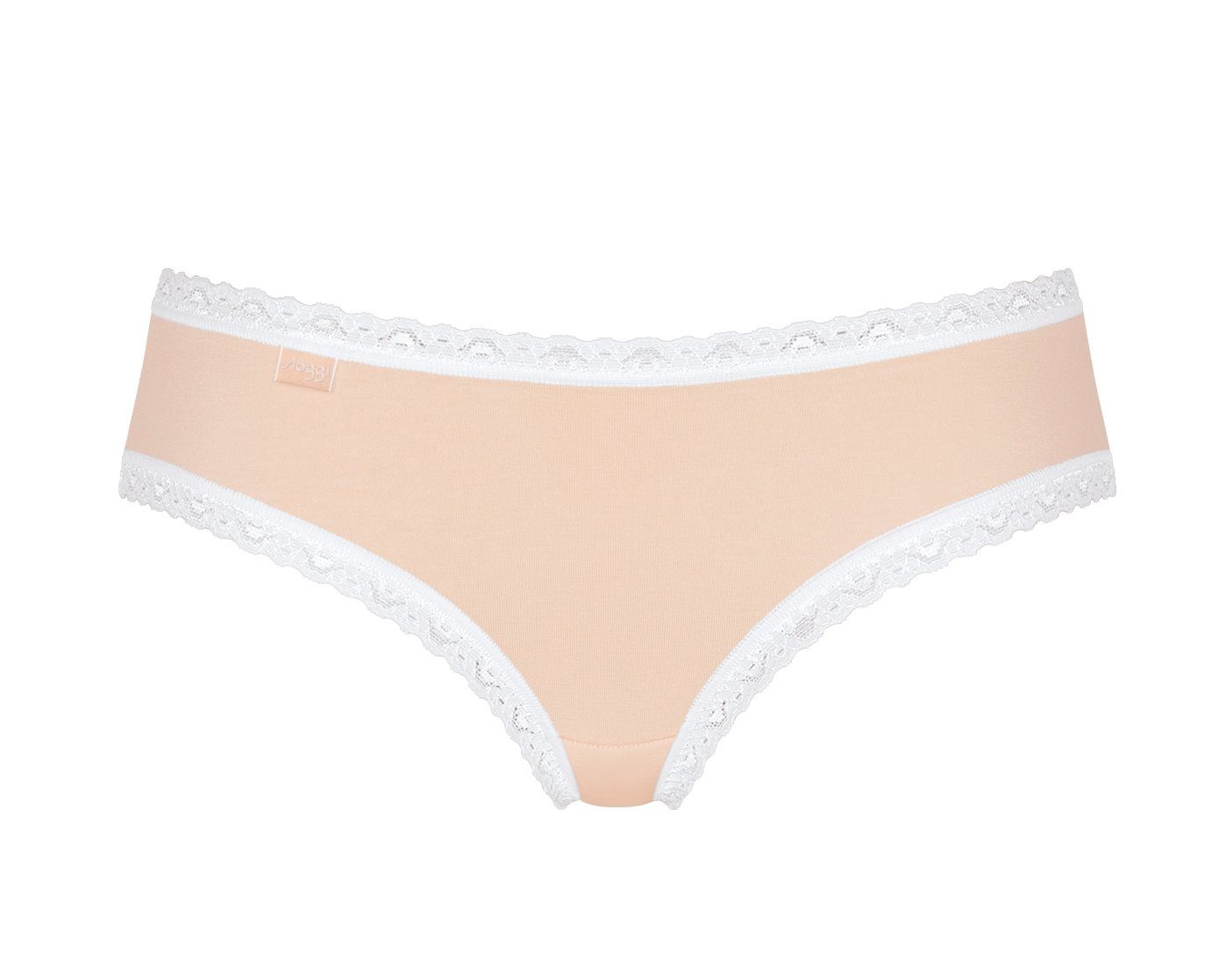 Panty Spitzeneinfassung weiß, grau, zarter (Packung, Sloggi mit 3-St) rosé