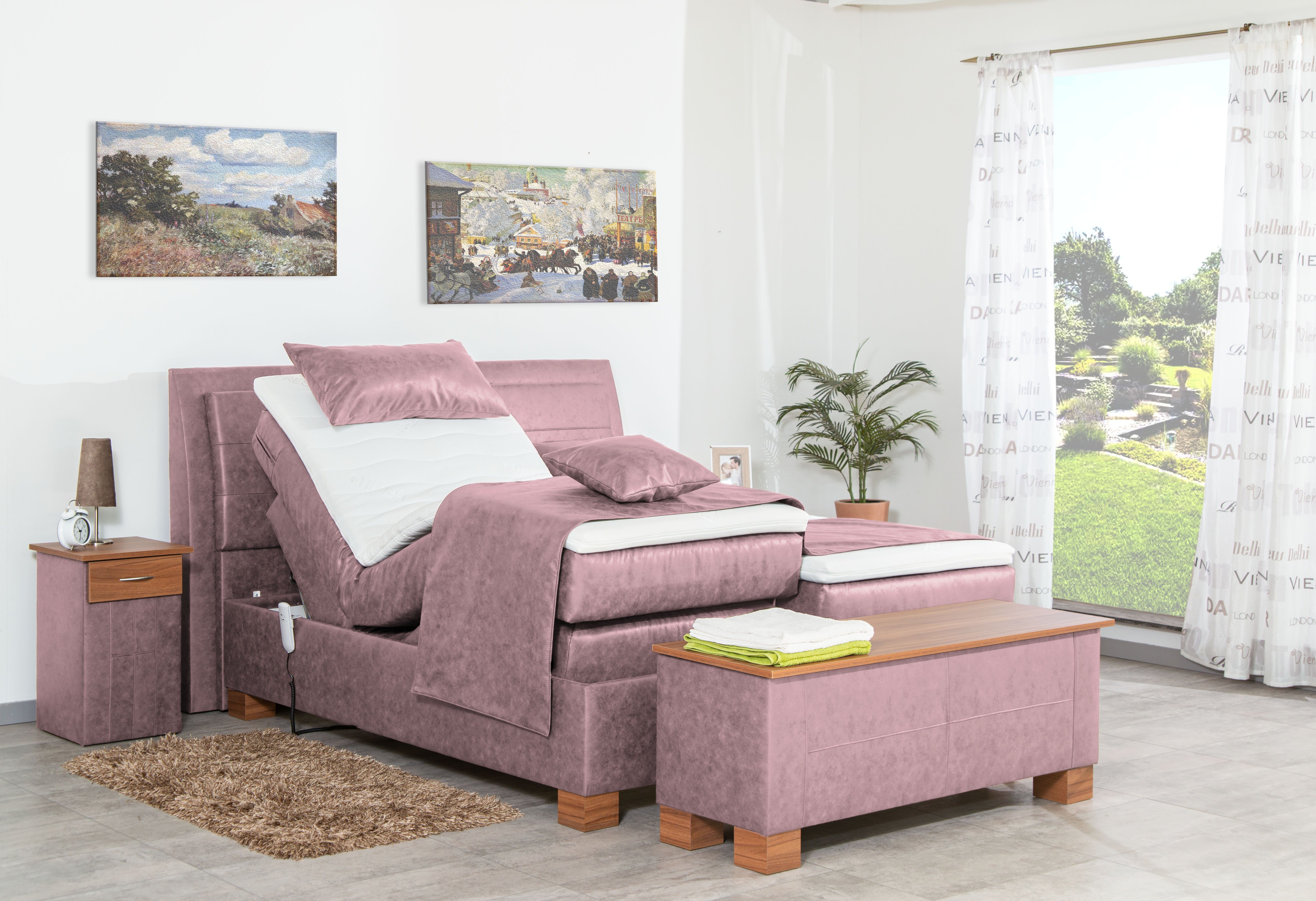 Meisterbetten Boxspringbett Like (mit Motor, 7-Zonen günstig online kaufen