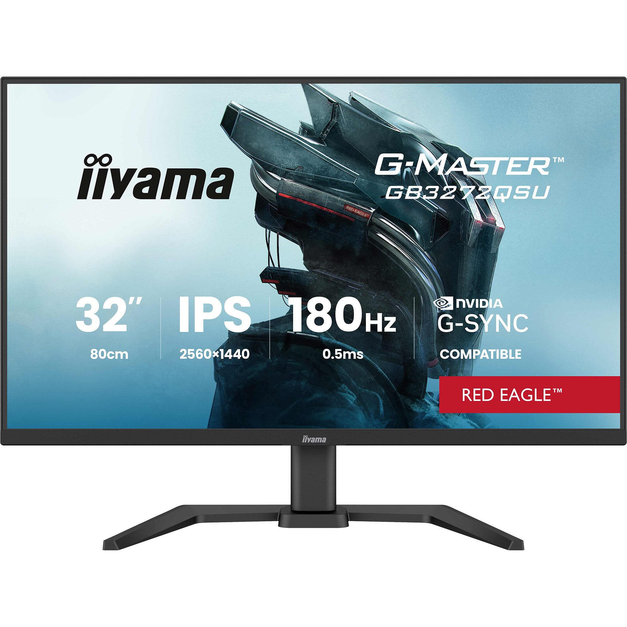 Iiyama iiyama G-Master GB3272QSU-B1 Red Eagle, TFT-Monitor (2560 x 1440 px)