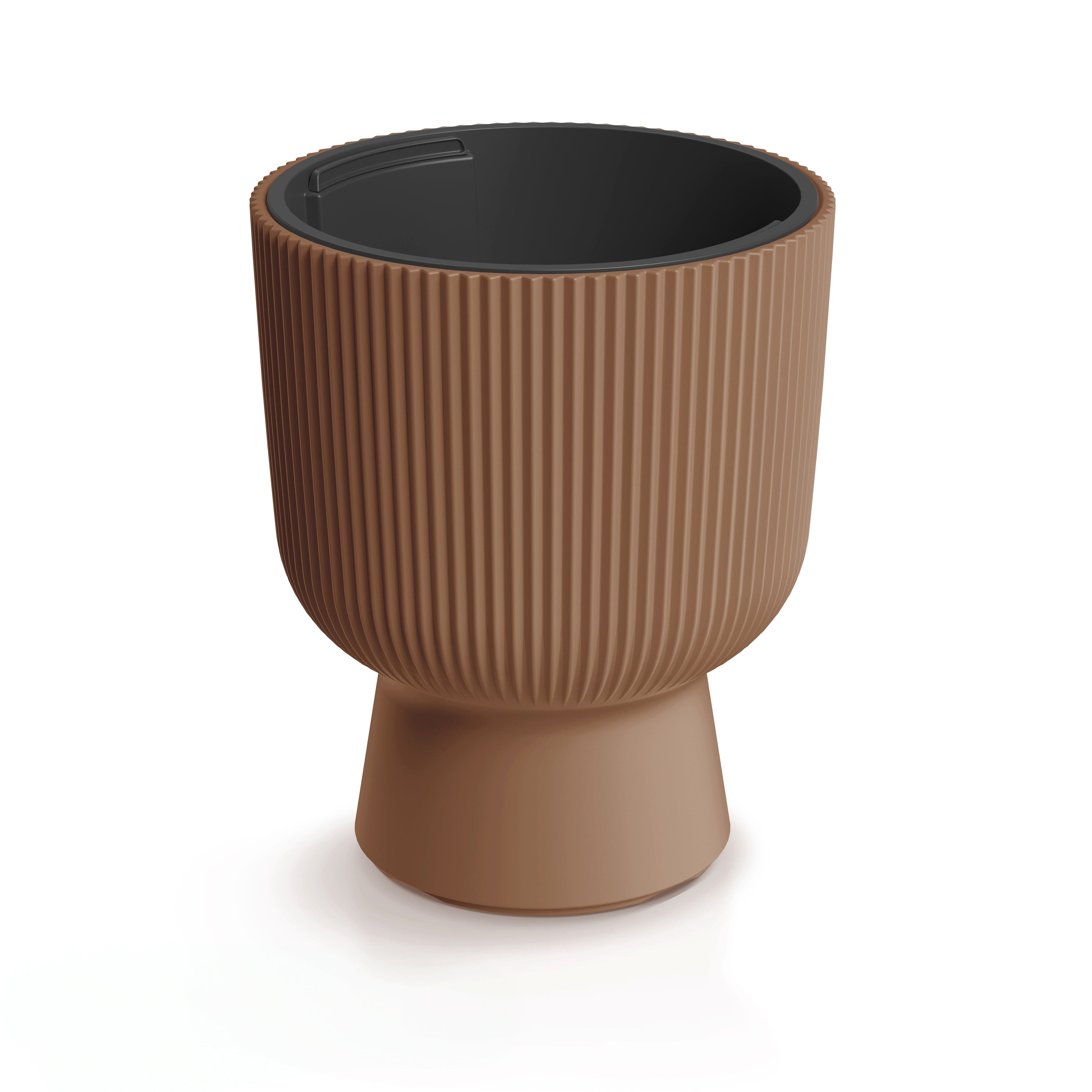 VidaAtHome.de Blumentopf Design-Pflanzgefäß ALVY ø 30er, Modernes Rillendes günstig online kaufen