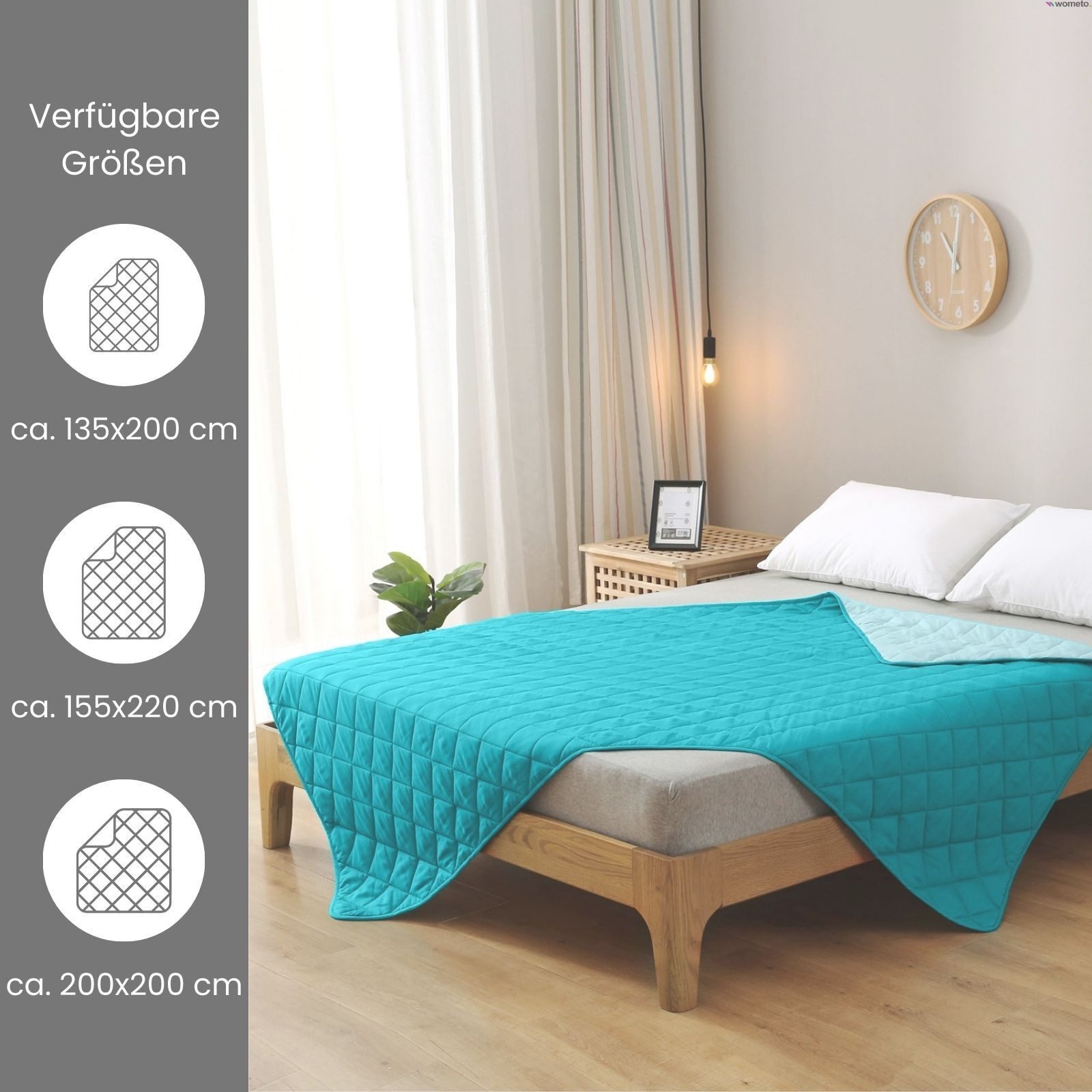 wometo Microfaserbettdecke Camping, 3 Deckengrößen, OEKO-TEX®, leichte Zude günstig online kaufen