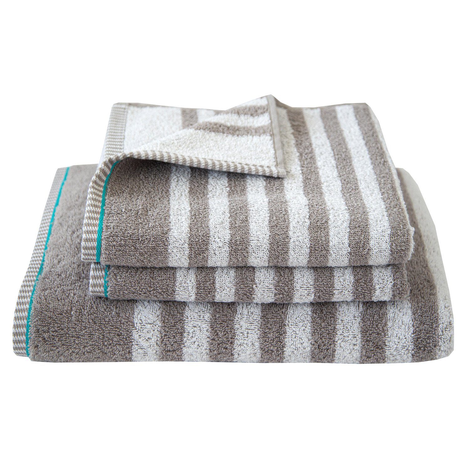 Handtuch Dyckhoff 'Sea Kiesel Frottierserie Maritim Stripe' Dyckhoff