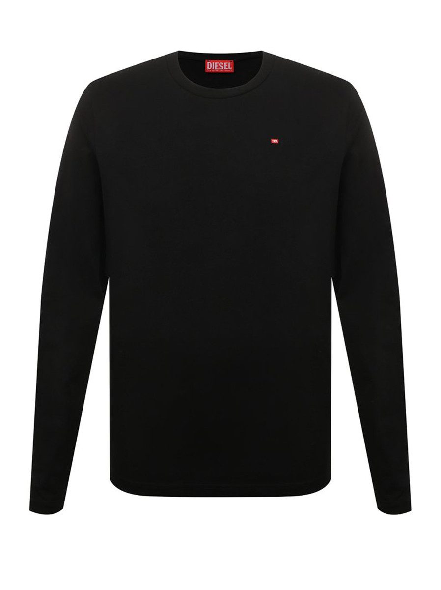 Diesel Rundhalsshirt Langarm Regular Fit - T-DIEGOR-LS-MICRODIV günstig online kaufen