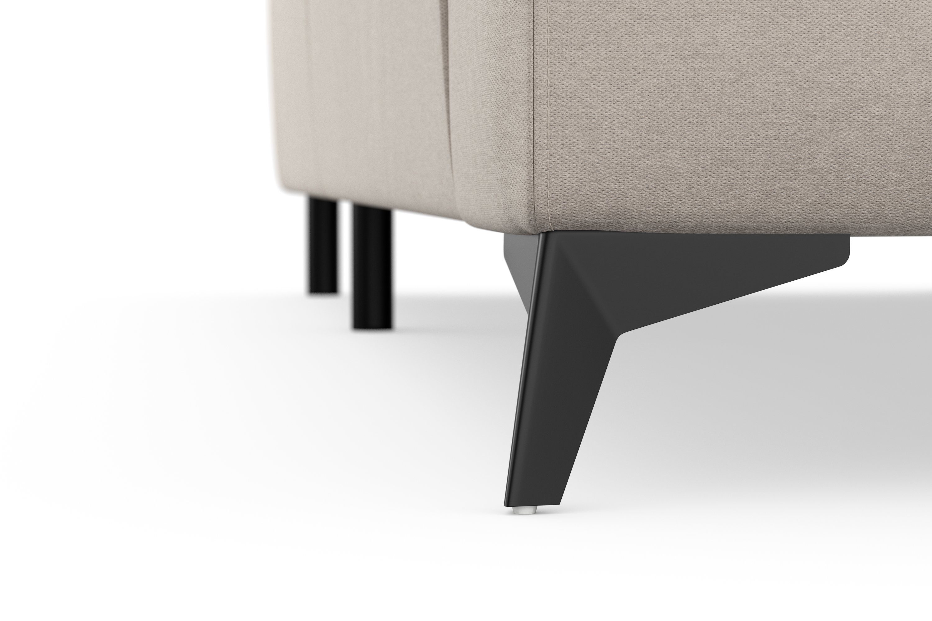 sit&more Ecksofa Sinatra, optinal mit Kopfteilverstellung Metallfüße Armteilfunktion, und