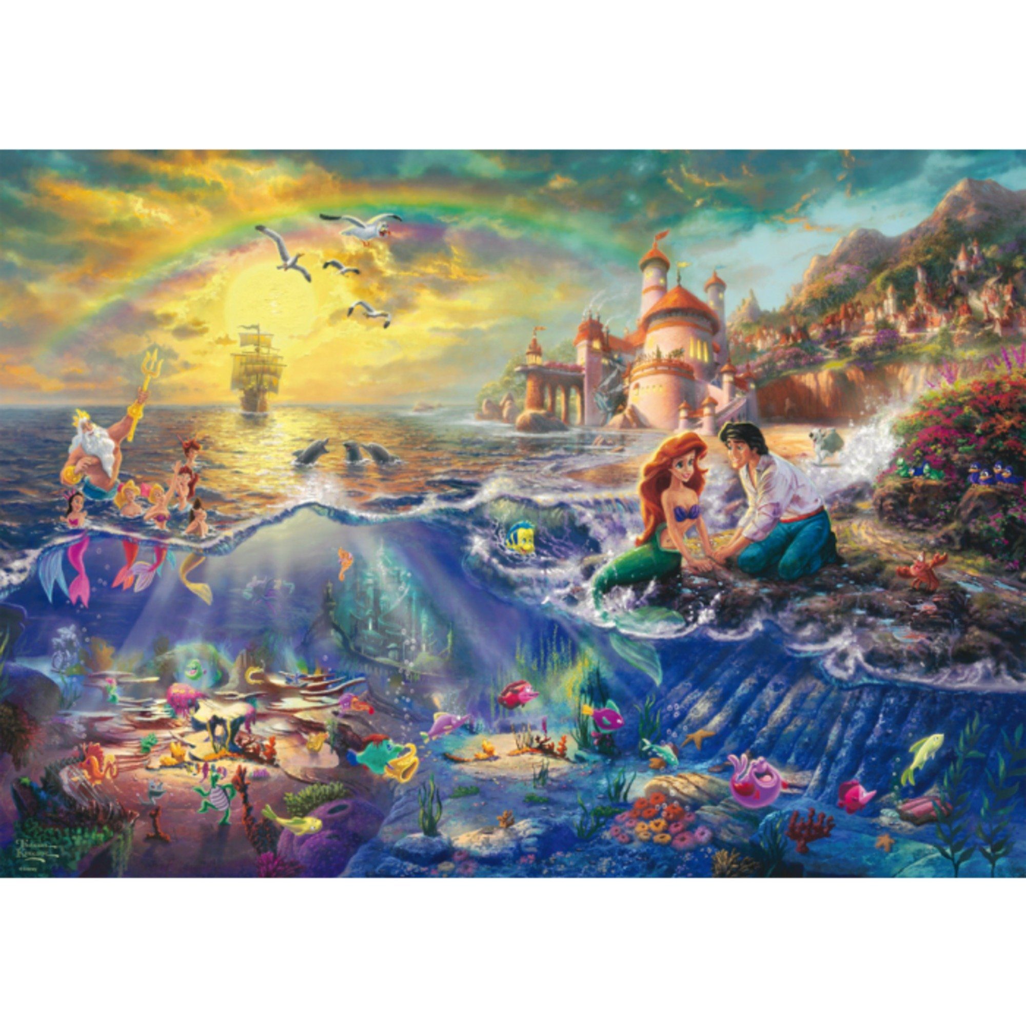 Schmidt Spiele Puzzle Schmidt Spiele Puzzle Thomas Kinkade: Disney, 1000 Puzzleteile