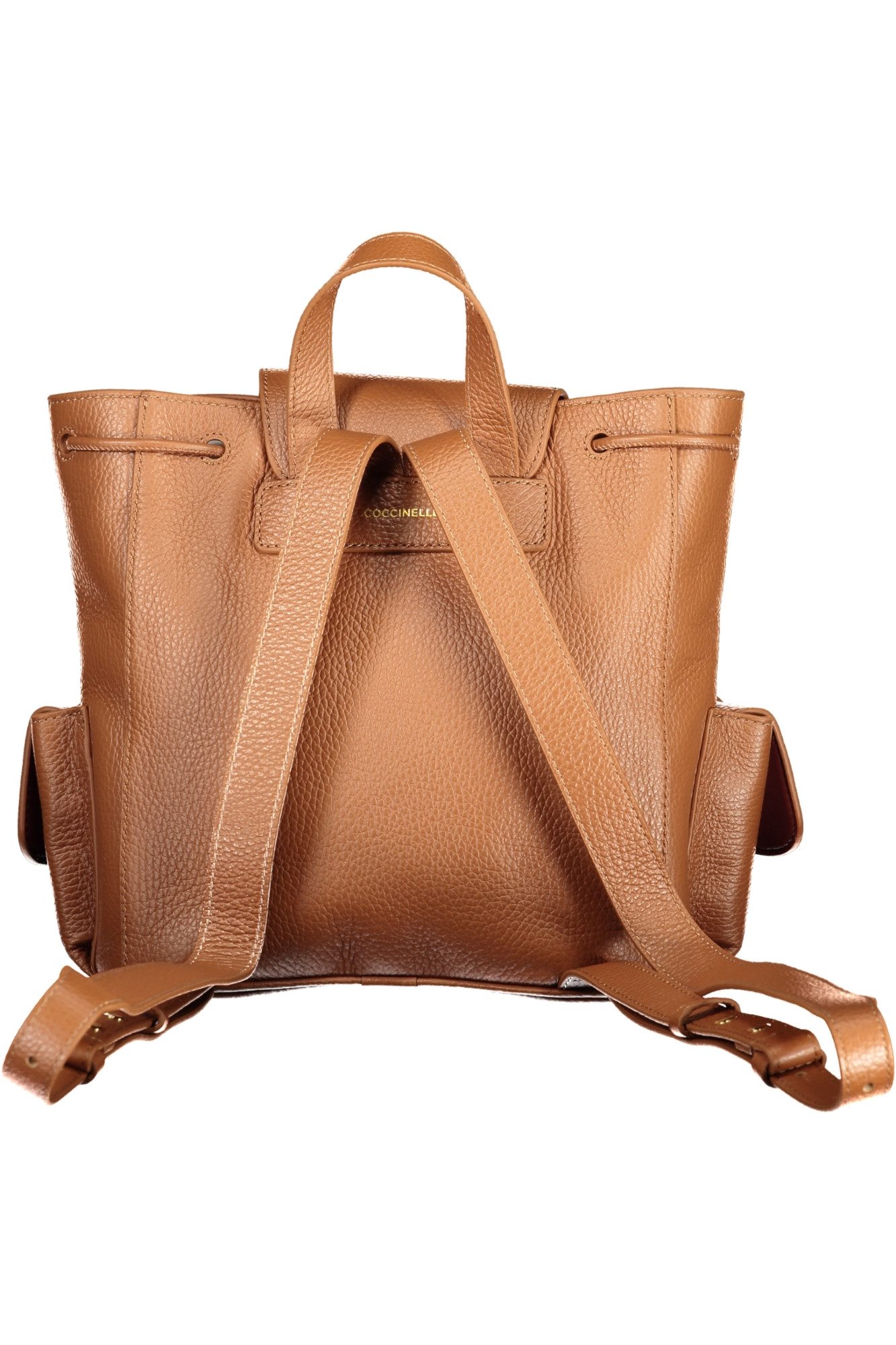 COCCINELLE Rucksack, Eleganter Damen-Rucksack in Braun mit praktischen Taschen & Details