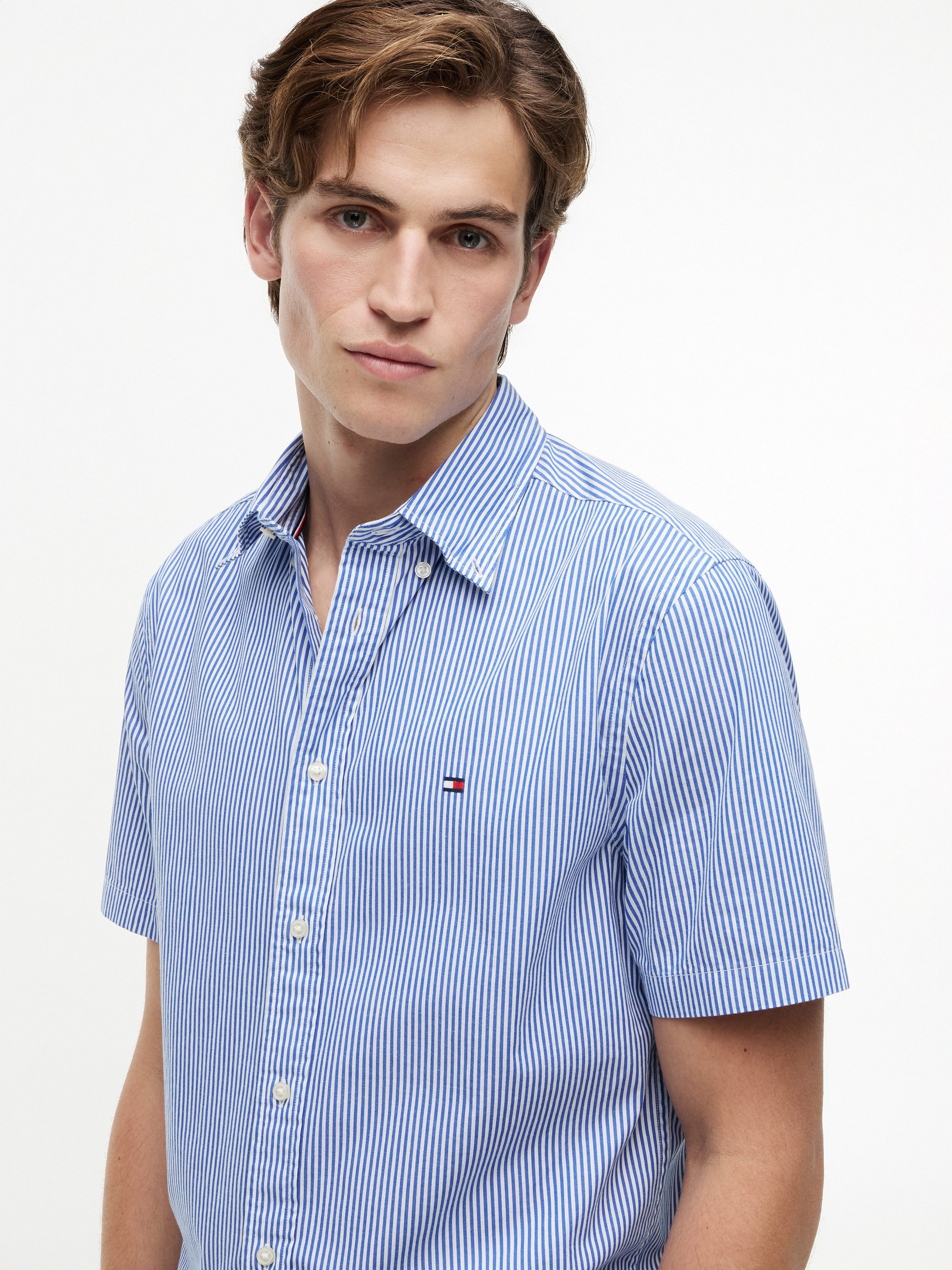 Tommy Hilfiger Kurzarmhemd FLEX POP CLASSIC STP S/S SHIRT