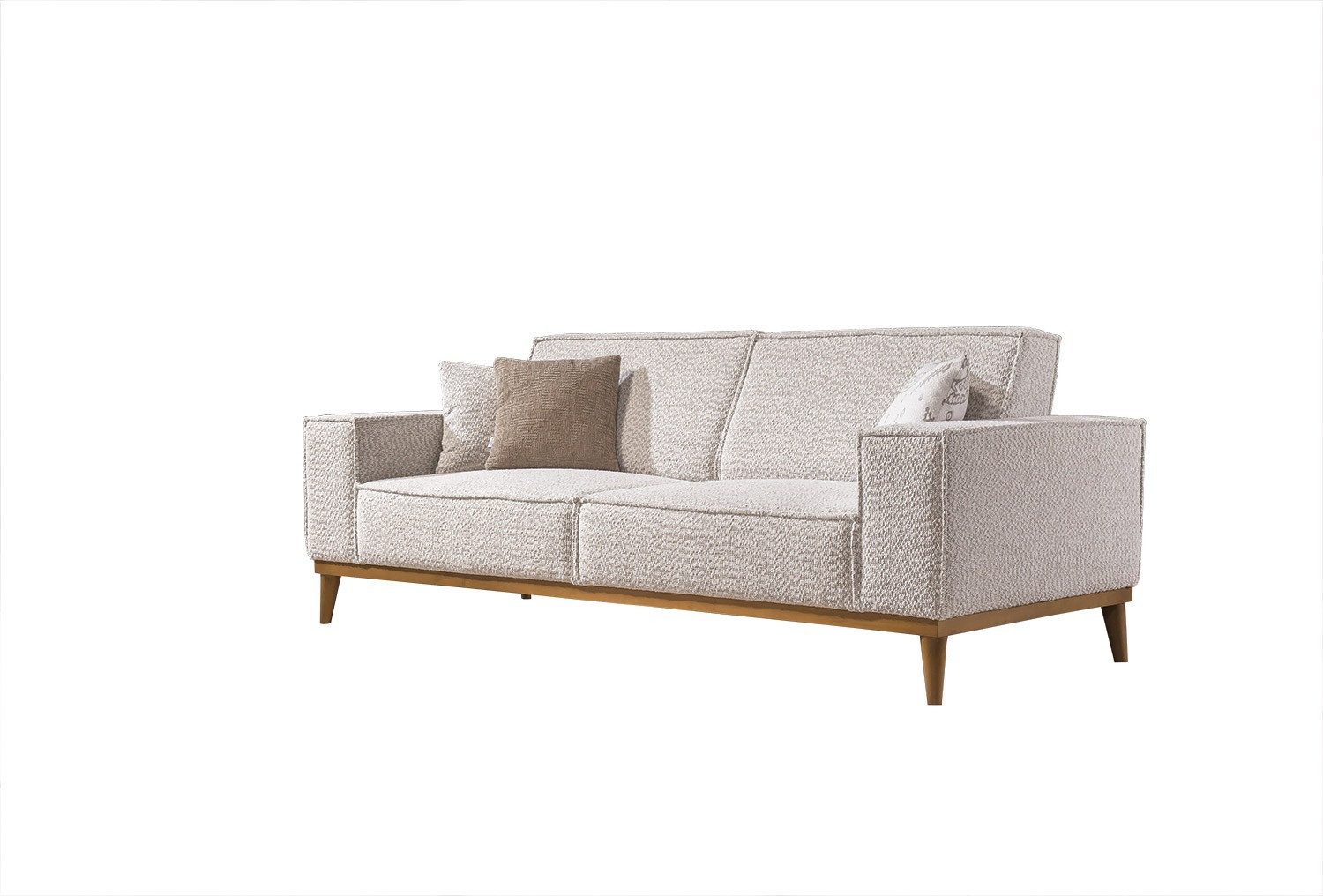 Villa Möbel Sofa Retry, 3-Sitzer 1 Teile, mit Relax-/Bettfunktion durch verstellbare Rückenlehne