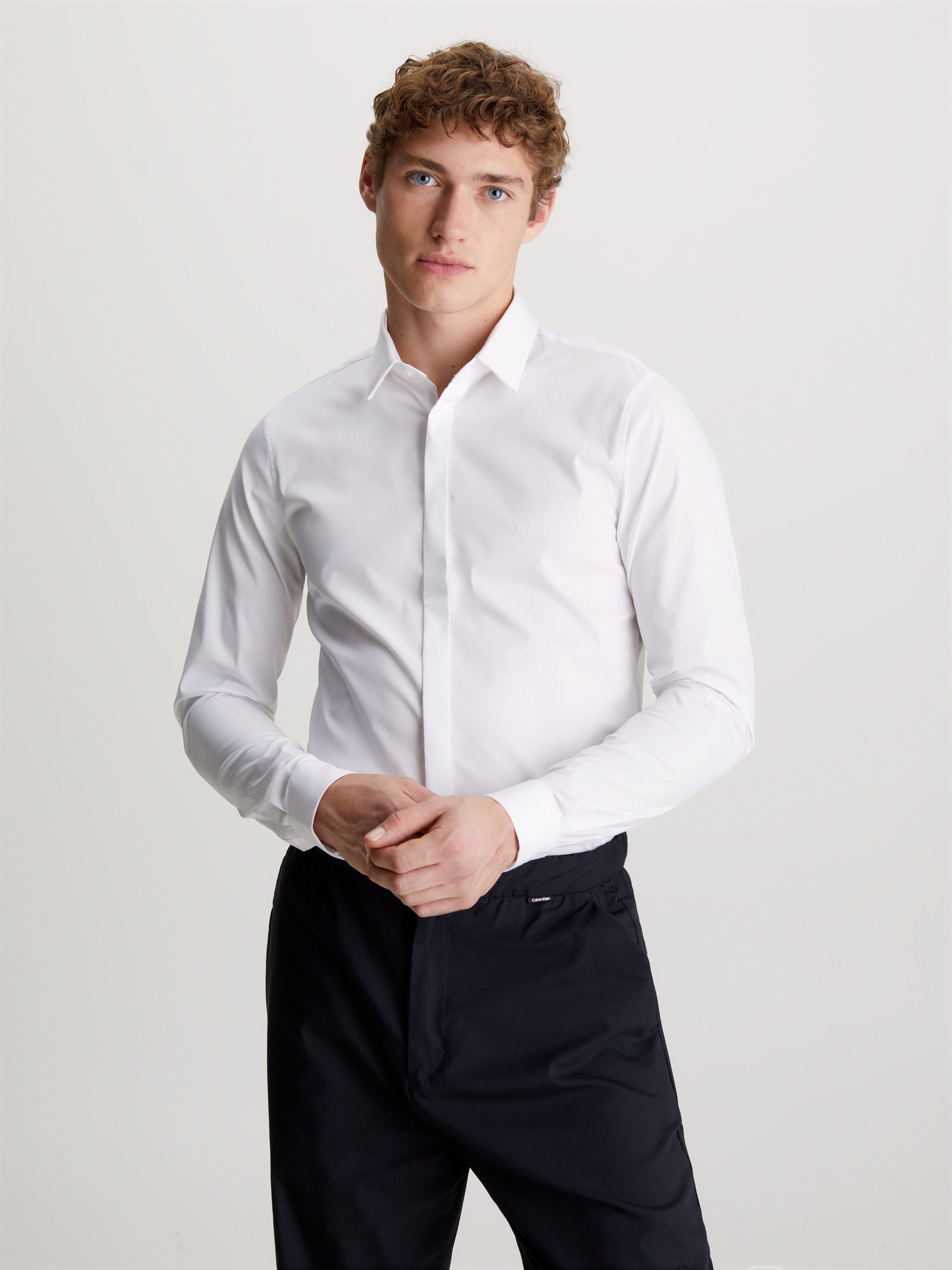 Calvin Klein Langarmhemd POPLIN HP EXTRA günstig online kaufen