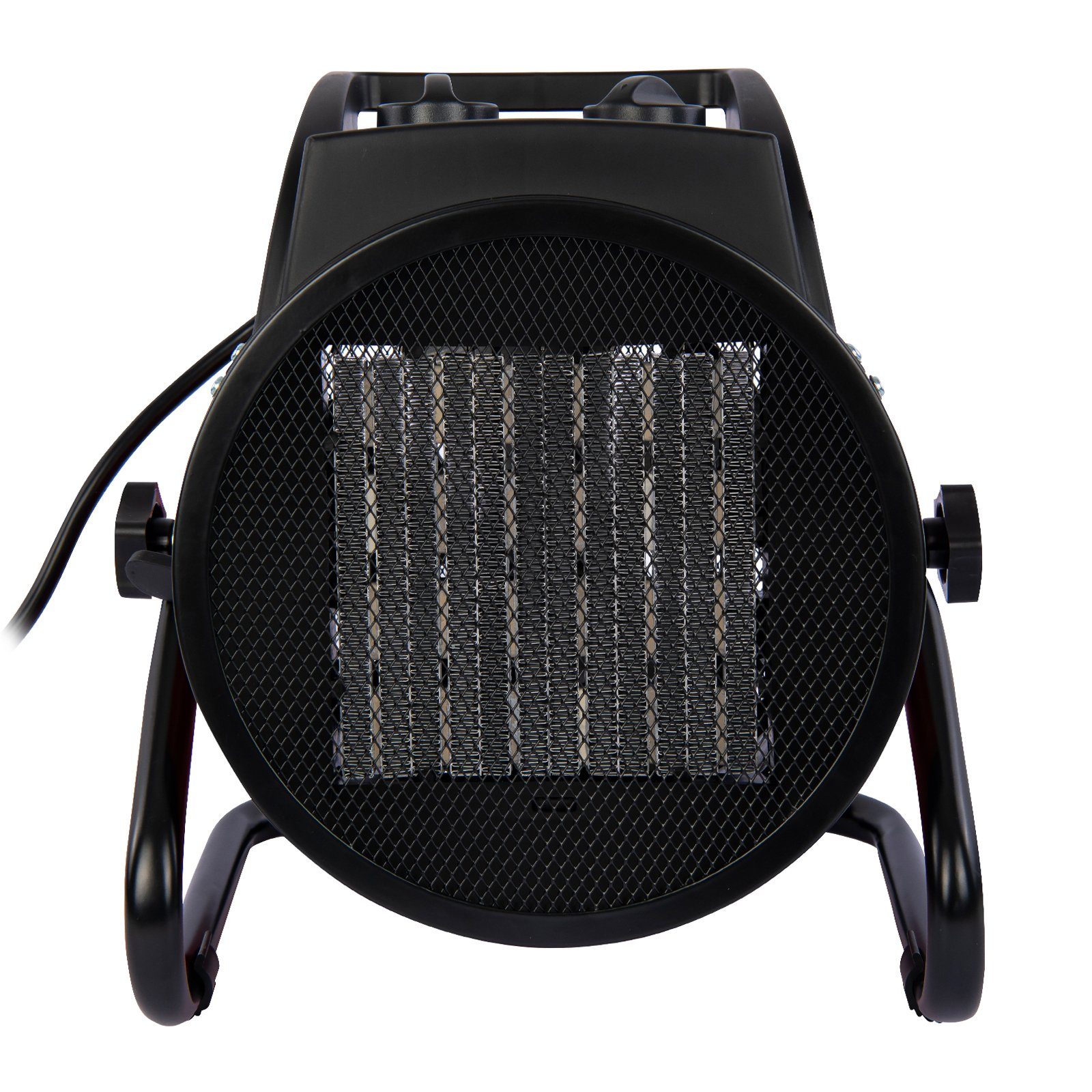 Grafner Heizgerät Heizlüfter Elektroheizer Bauheizer 9000 Watt Heizstrahler 9 KW 400V, 9000 W, 3 Heizstufen, Überhitzunggschutz