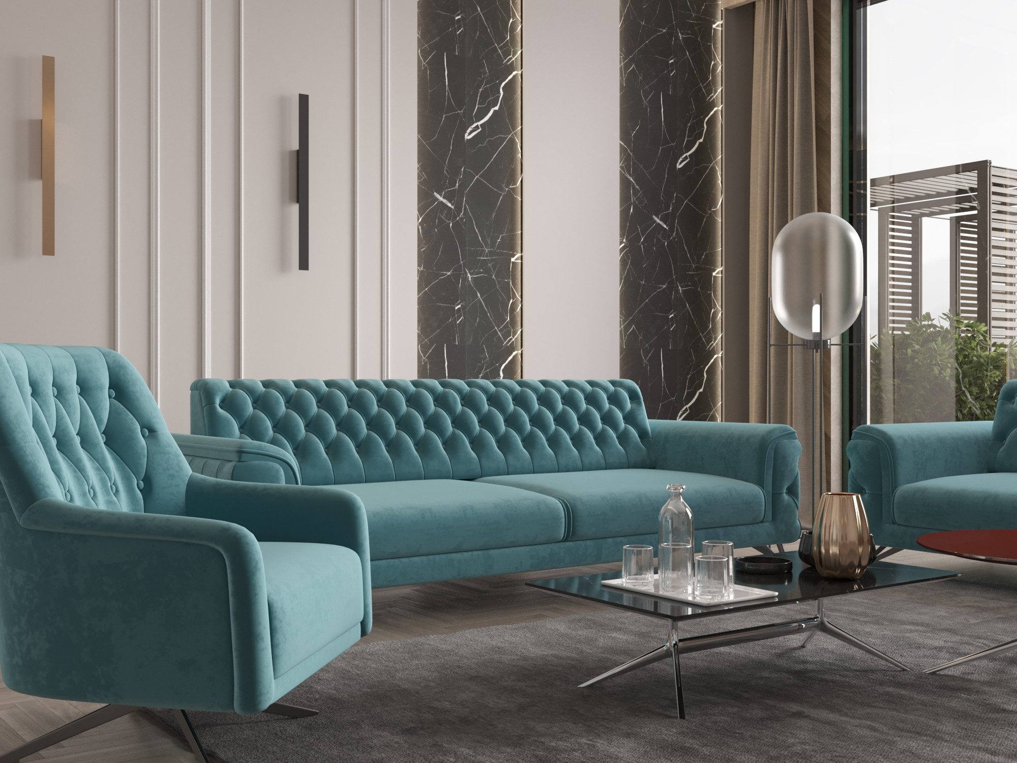 Möbeldreams Sofa Alina Living Kombi-Set günstig online kaufen