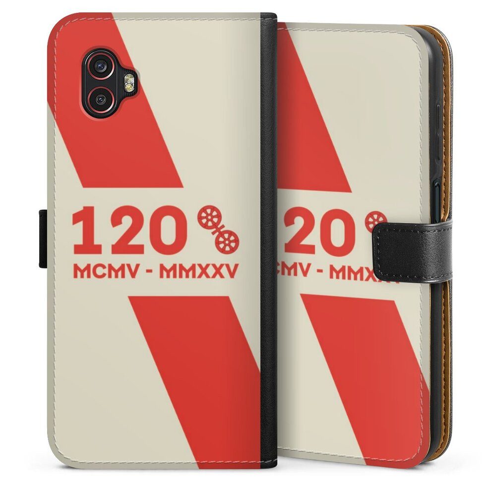 DeinDesign Handyhülle 1. FSV Mainz 05 E.V. 120 Jahre Bundesliga, Samsung Galaxy XCover 6 Pro Hülle Flip Case Klapphülle