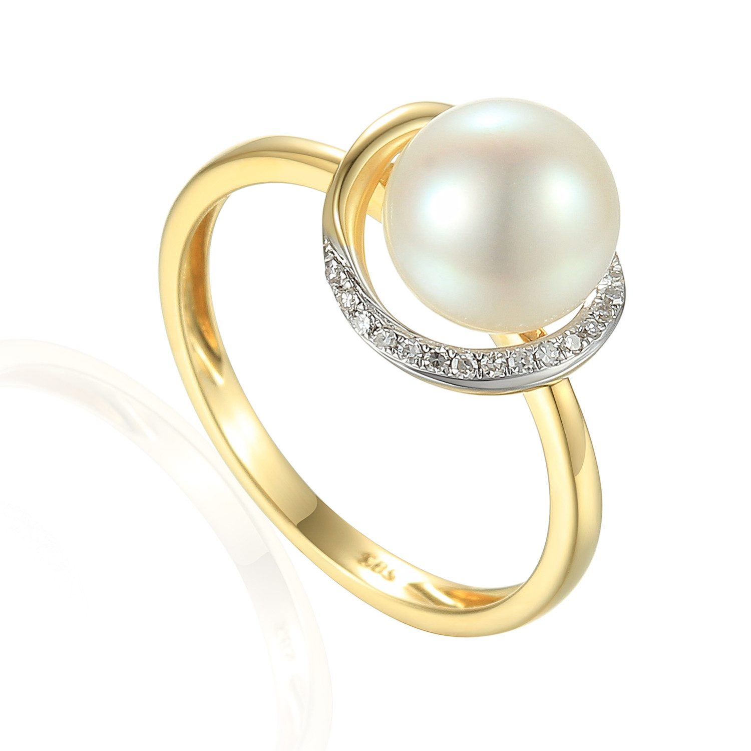 Stella-Jewellery Solitärring 585er Gelbgold Damenring mit günstig online kaufen
