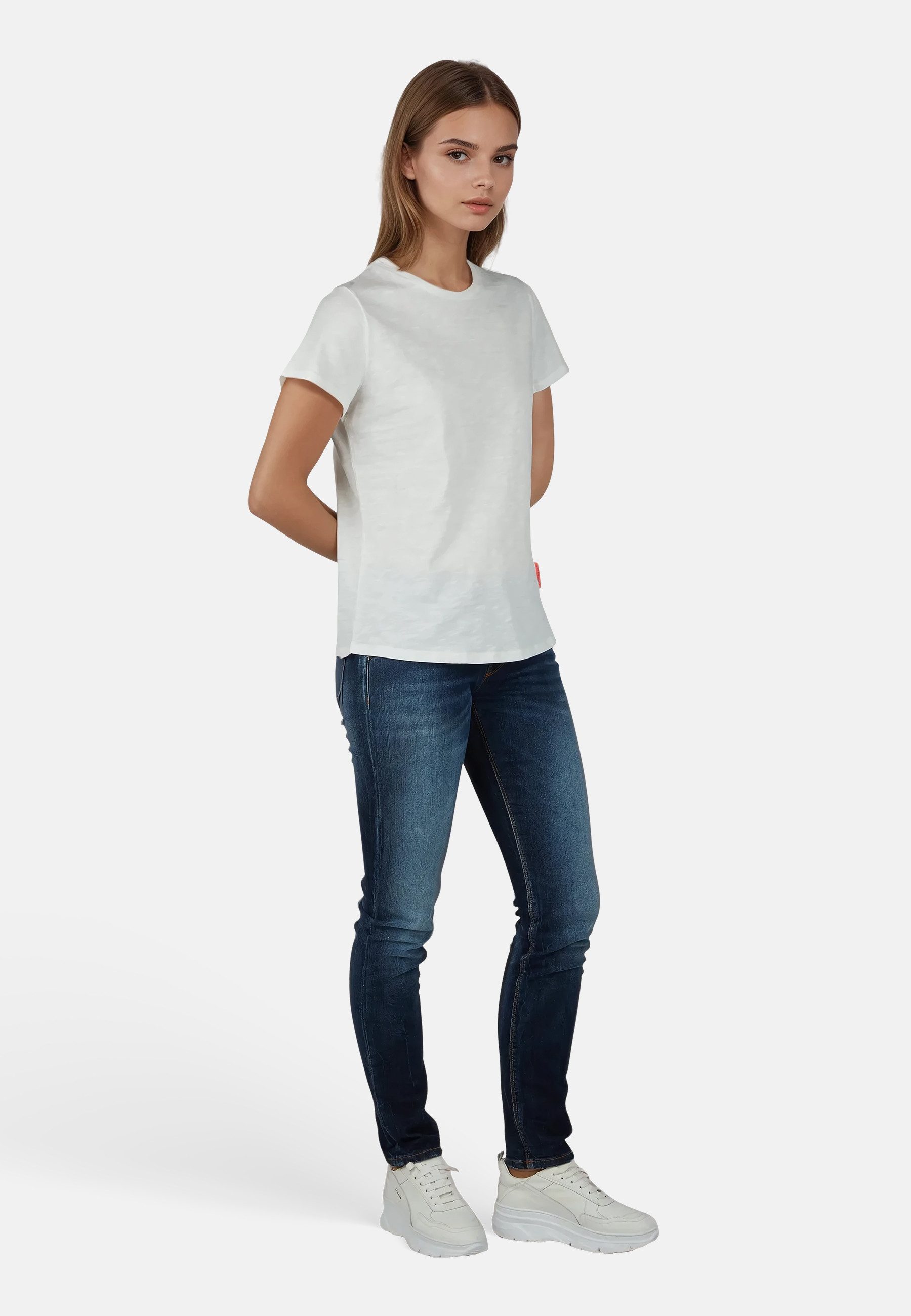 salzhaut T-Shirt TELGEN - UNI Damen Relaxed-Fit salzhaut T-Shirt – bequeme Qualität und nordisch klares Design für ein