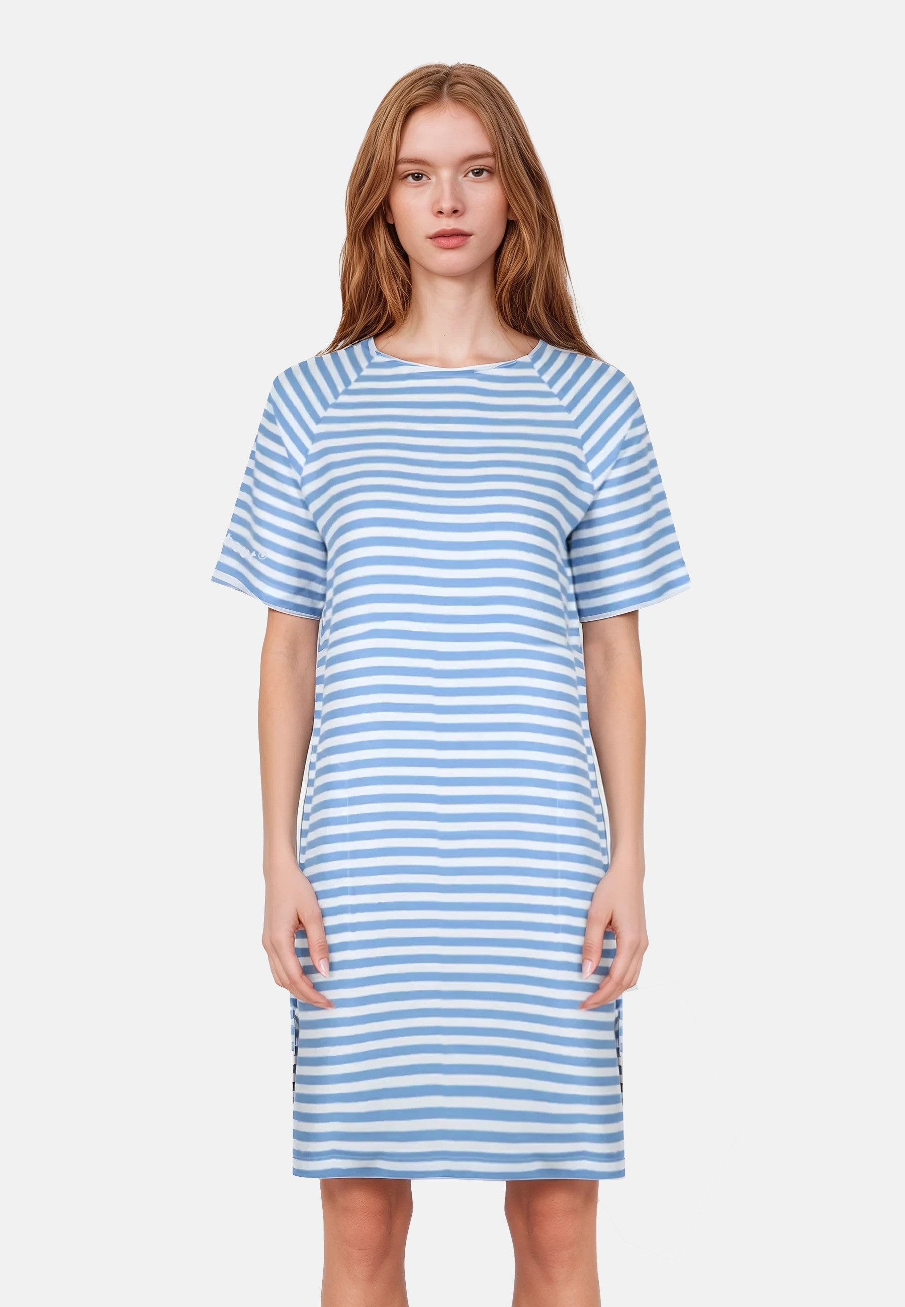 salzhaut Midikleid UPHEBEN - STRIPES Damen Regular Fit salzhaut – nordisch frisch, lässig und frech für jeden Tag!