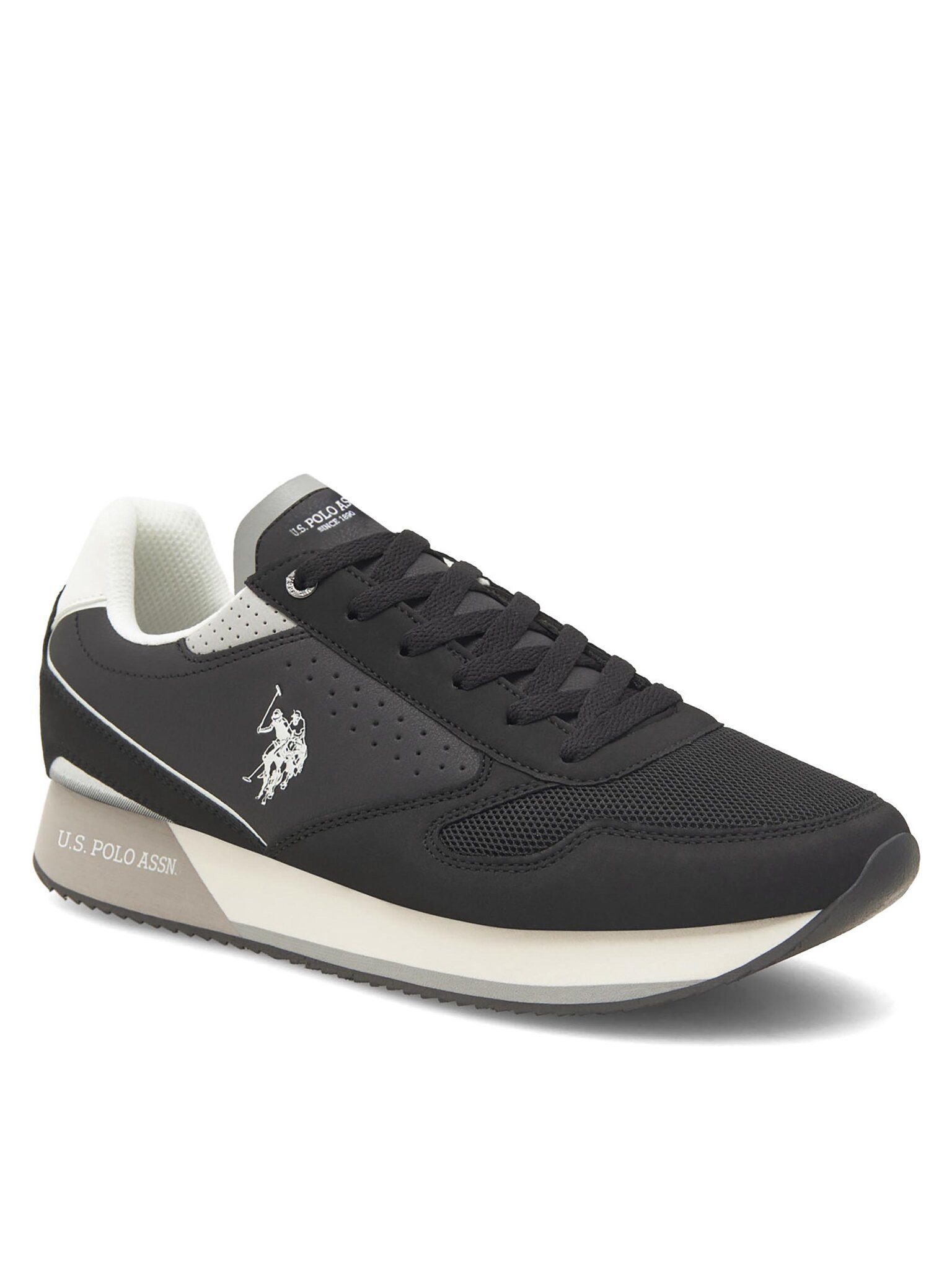 U.S. Polo Assn. Sneakers Herren NOBIL003G Schwarz Sneaker