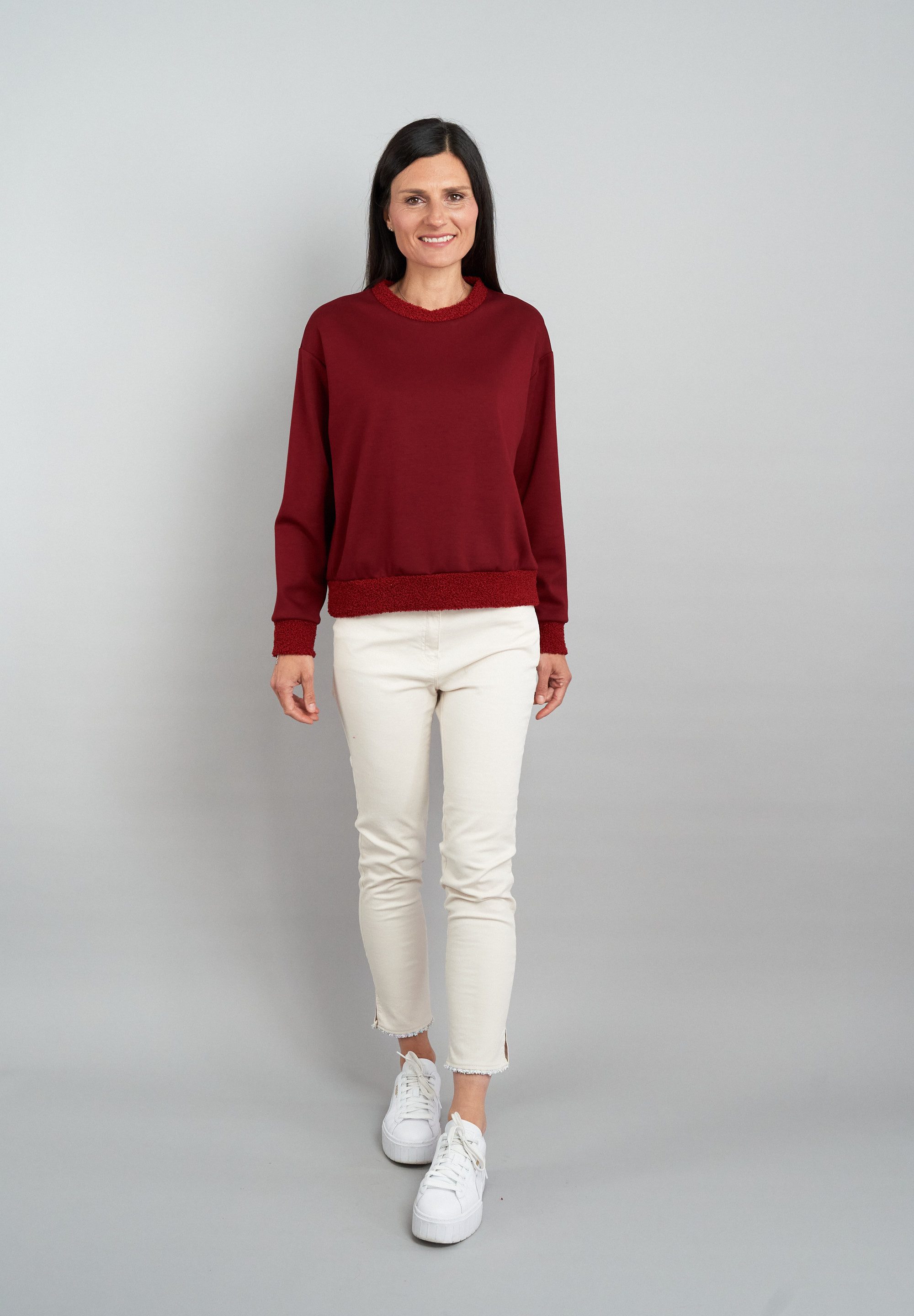 Seidel Moden Rundhalspullover Exklusiv bei OTTO mit Teddyplüsch-Bündchen - günstig online kaufen