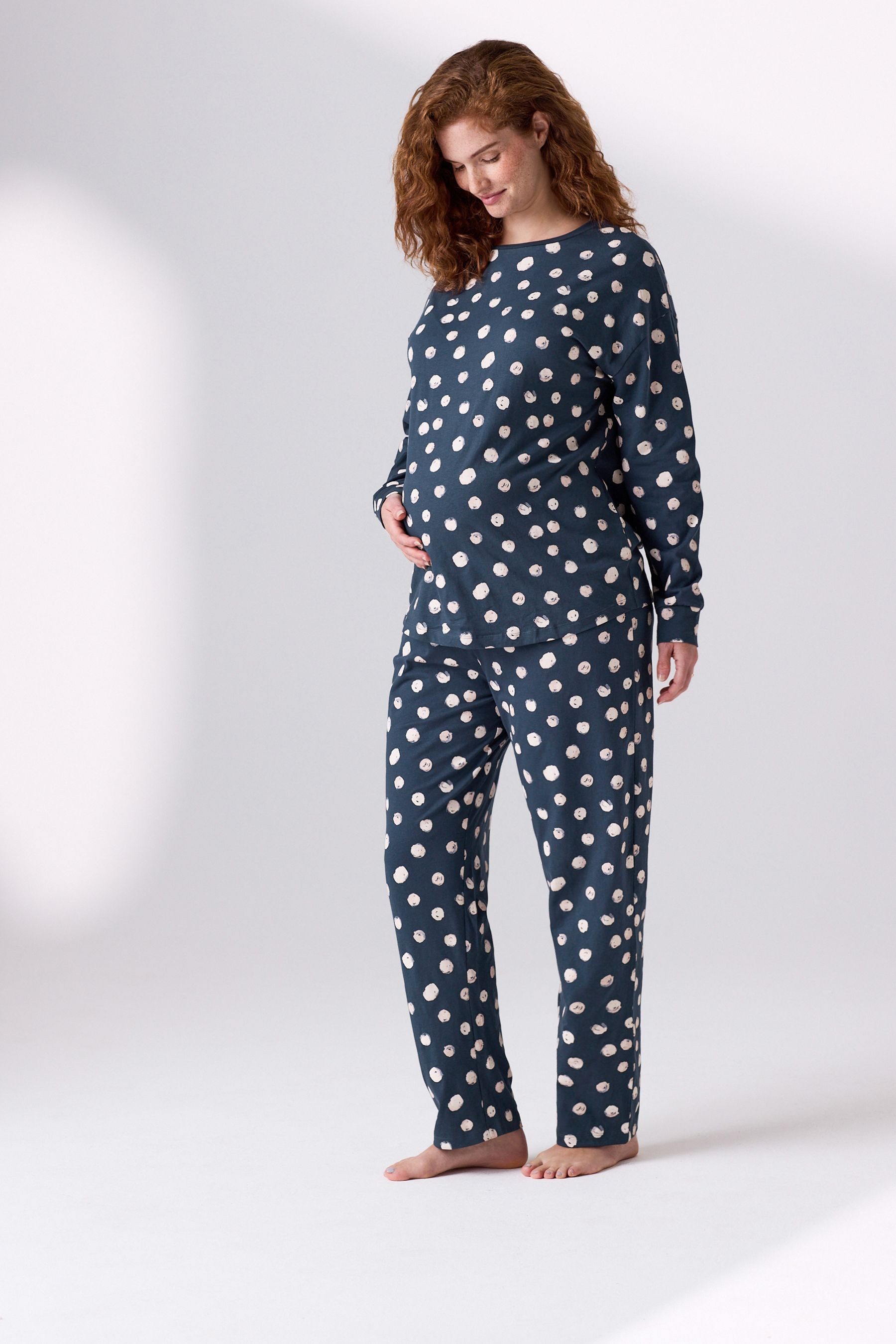 Next Pyjama Pyjama mit langen Ärmeln, Umstandsmode (2 tlg)
